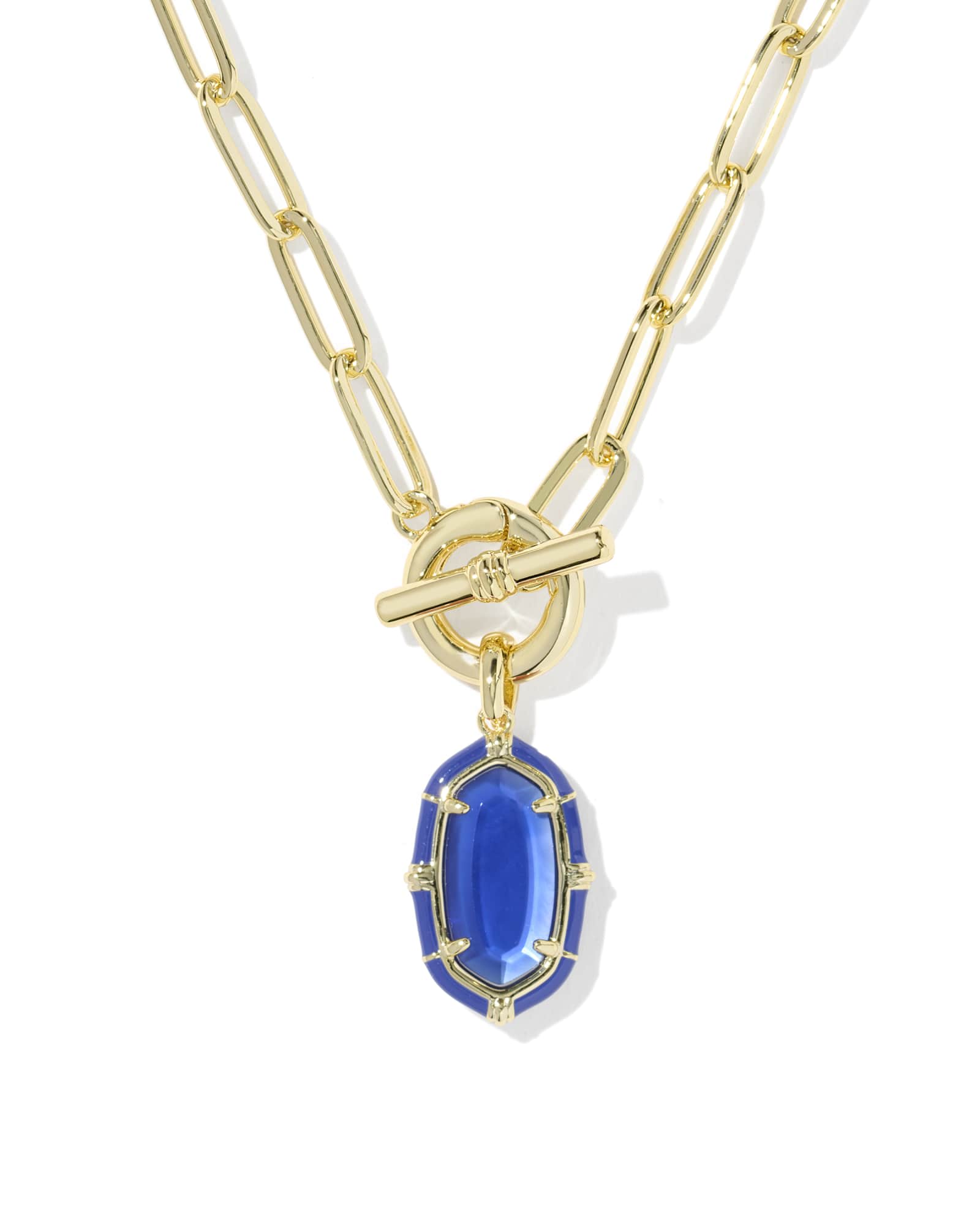 Kendra Scott Elisa Gold Enamel Link and Chain Necklace | Illusion