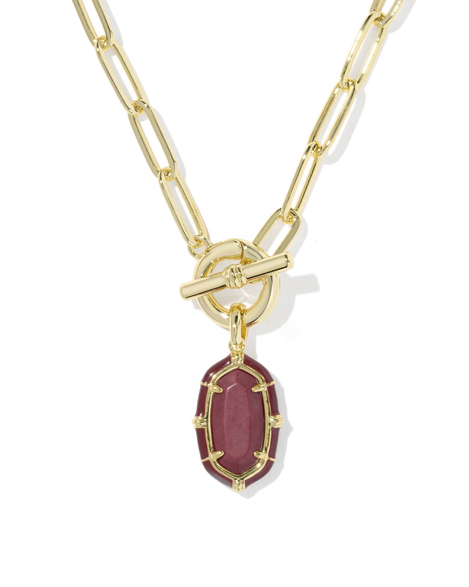 Kendra Scott Elisa Gold Enamel Link and Chain Necklace | Magnesite
