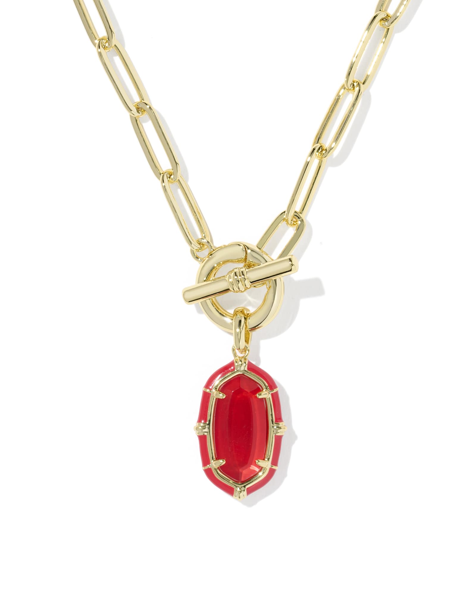 Kendra Scott Elisa Gold Enamel Link and Chain Necklace | Illusion