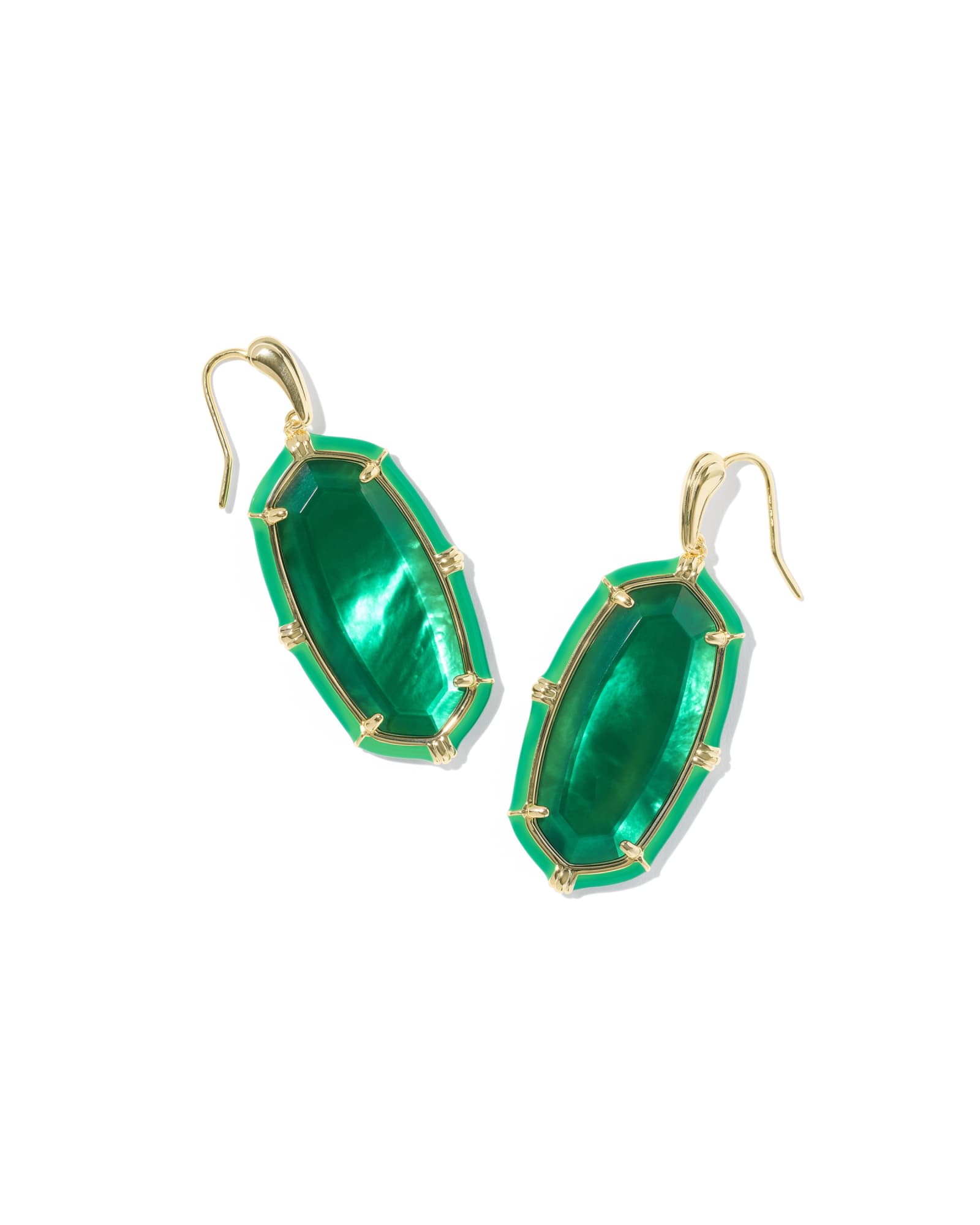 Kendra Scott Elle Gold Enamel Drop Earrings | Illusion