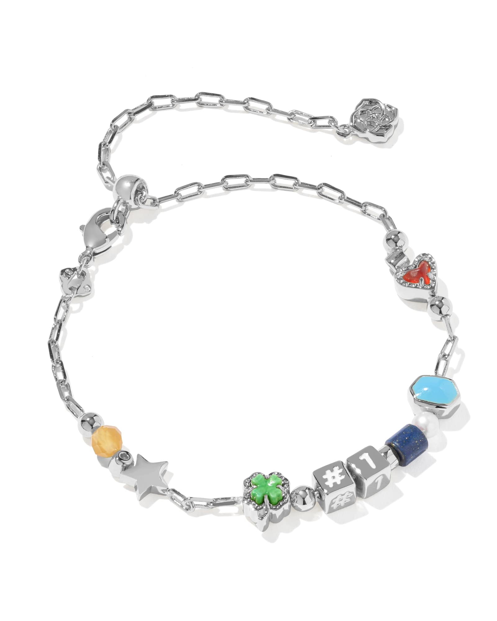 Kendra Scott Lacey Silver Delicate Chain Bracelet | Mix/Metal Rhodium