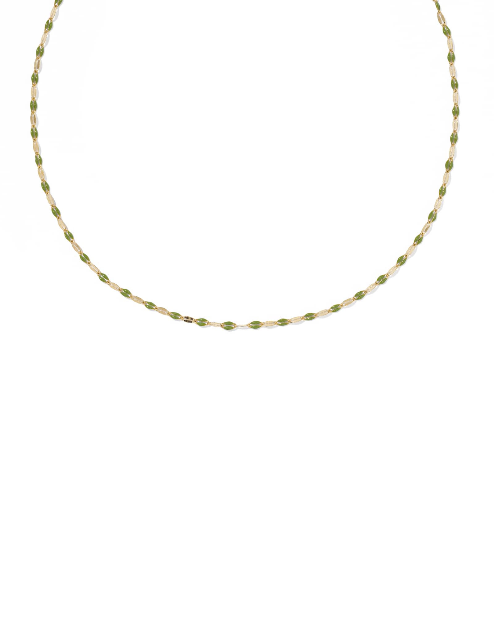 Kendra Scott Mirror 18k Gold Vermeil Chain Necklace | Enamel