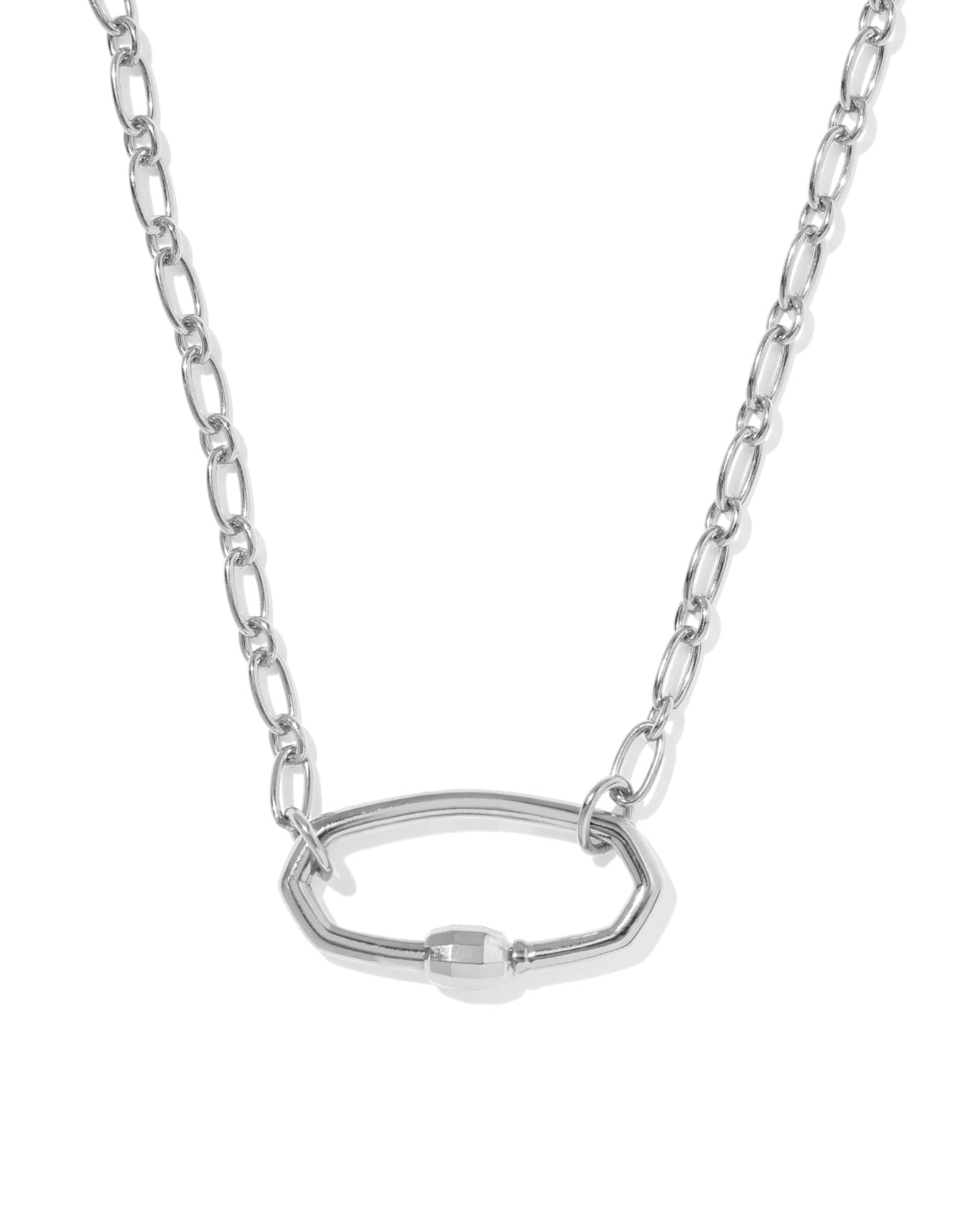 Kendra Scott Large Bristol Sterling Silver Necklace | Metal