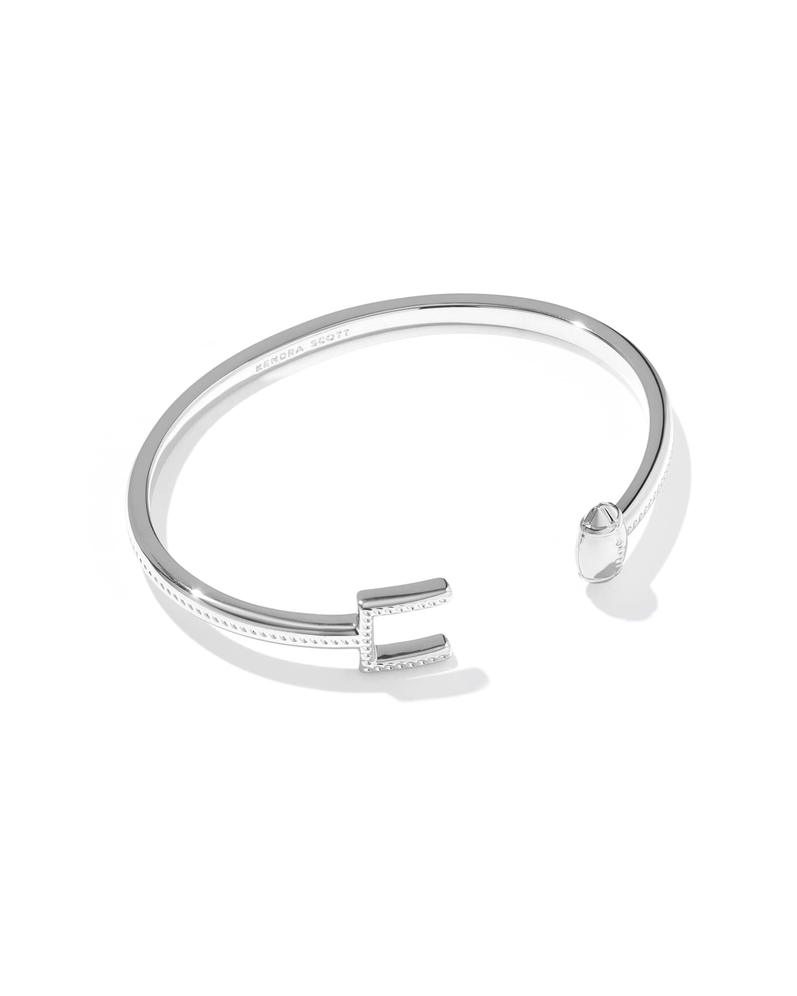 Kendra Scott Wynn Silver Football Cuff Bracelet | Metal