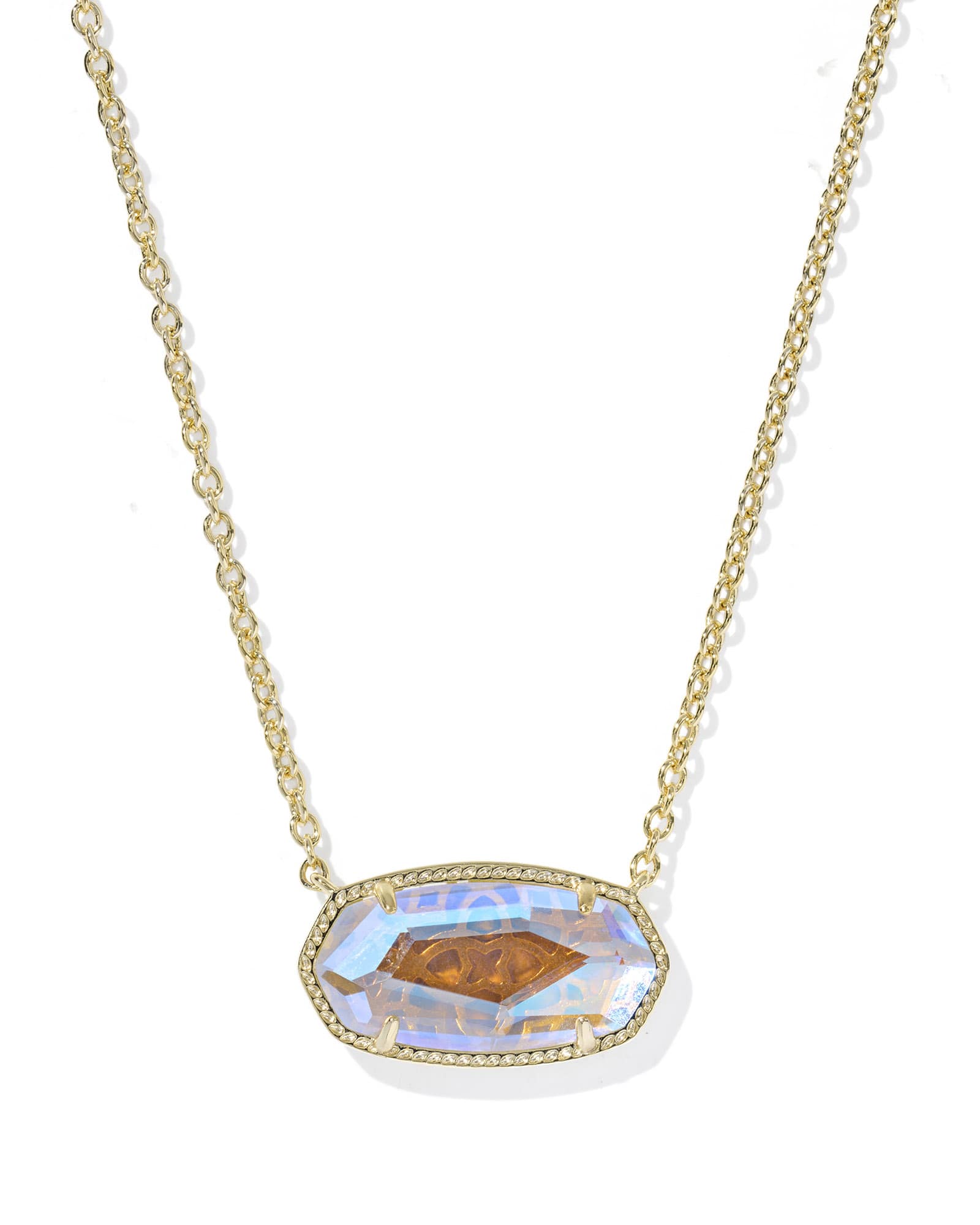 Kendra-Scott-Elisa-Statement-Short-Pendant-Necklace-Gold-Dichroic-Glass-00