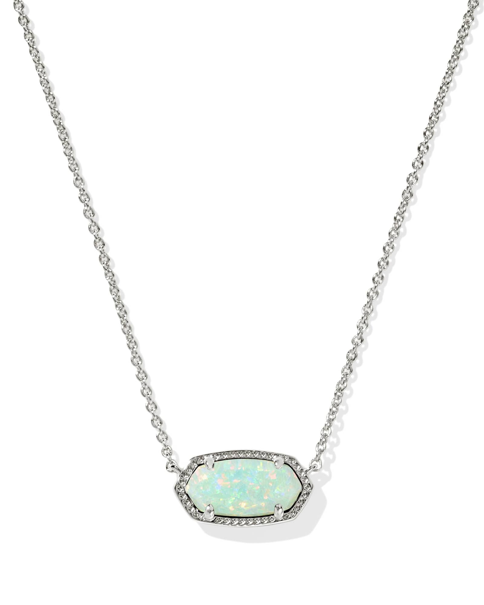 Kendra-Scott-Elisa-Pendant-Necklace-Rhodium-Green-Kyocera-Opal-00