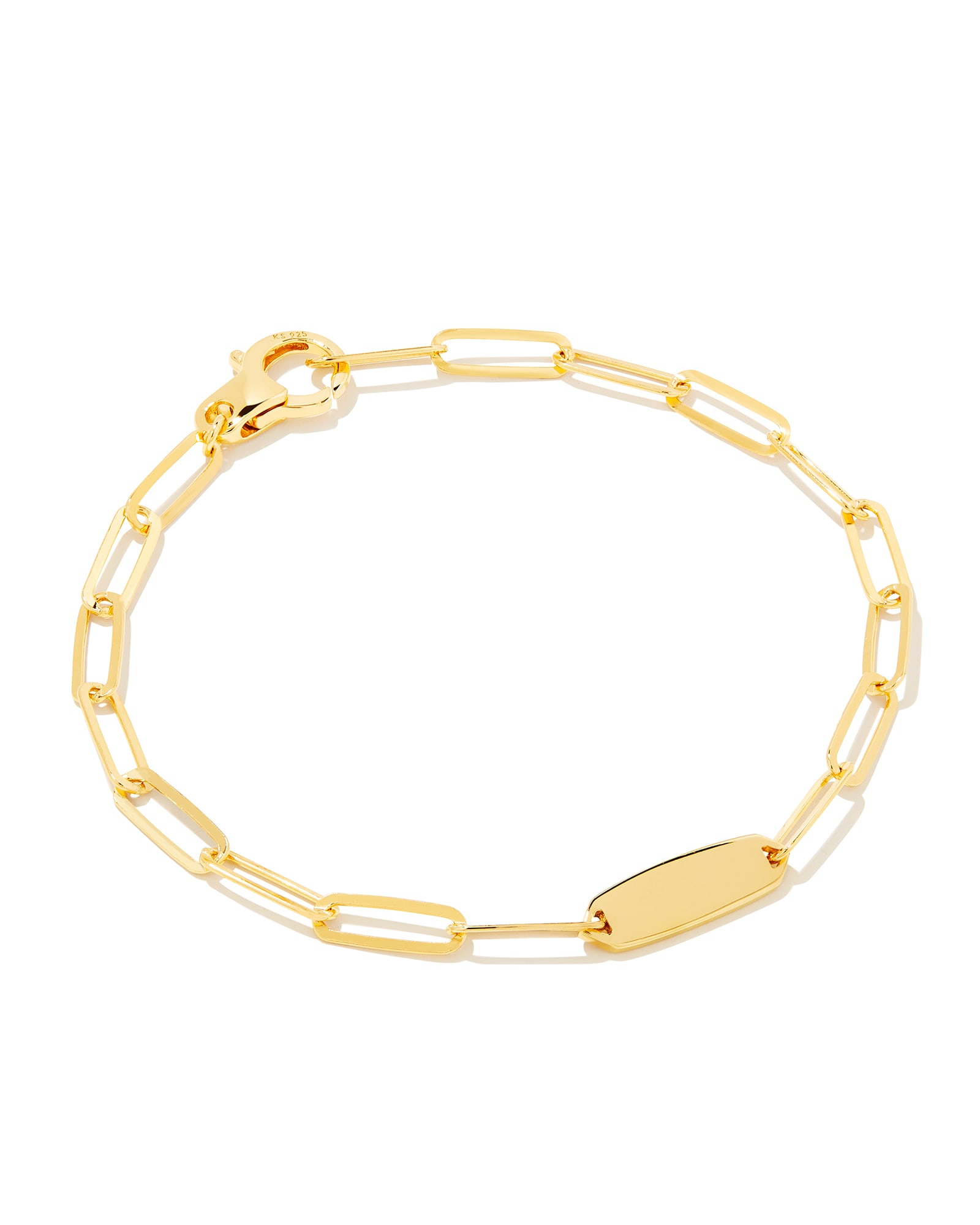 Kendra Scott Marlee Paperclip Chain Bracelet in 18k Gold Vermeil | Sterling Silver