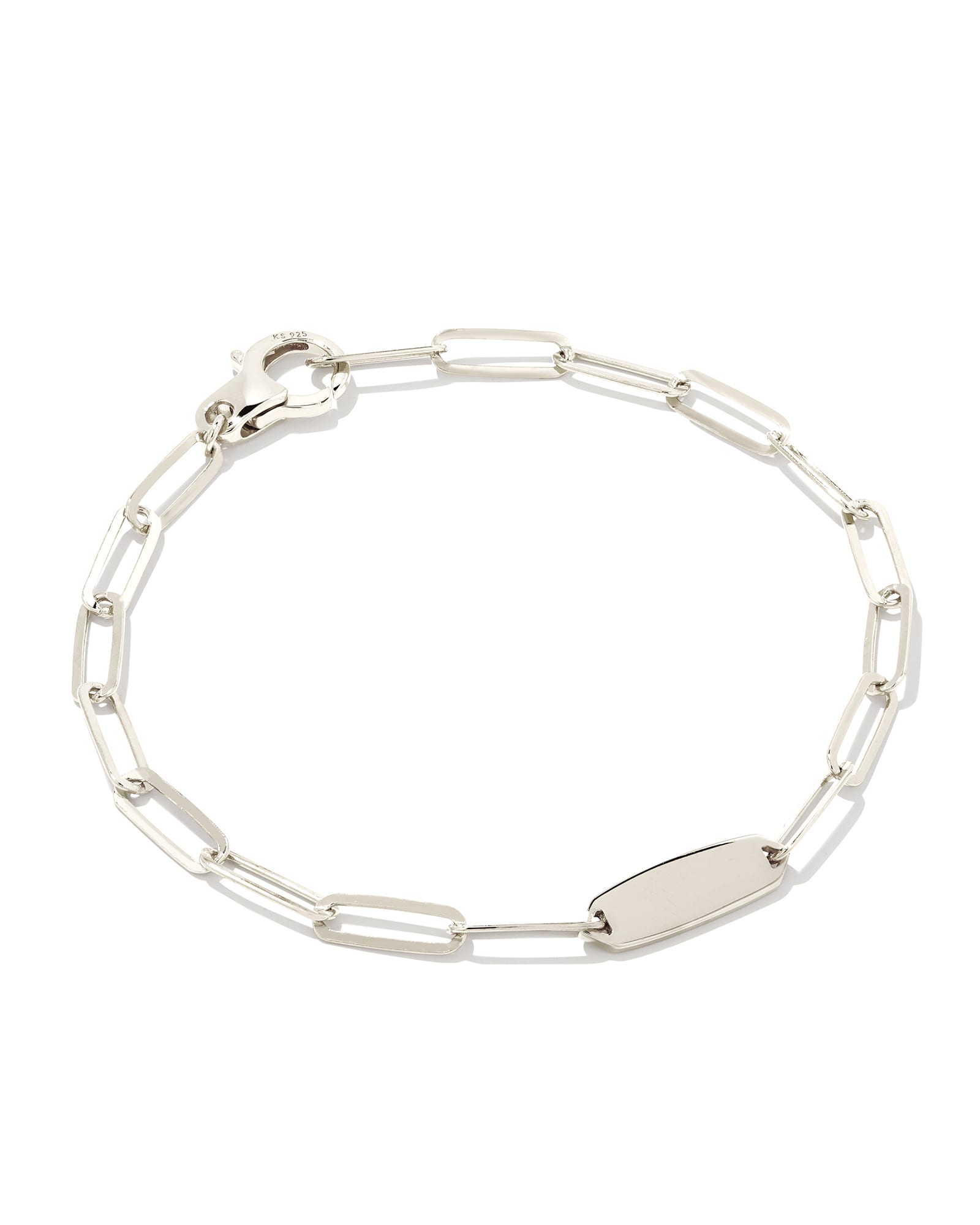 Kendra Scott Marlee Paperclip Chain Bracelet in | Sterling Silver