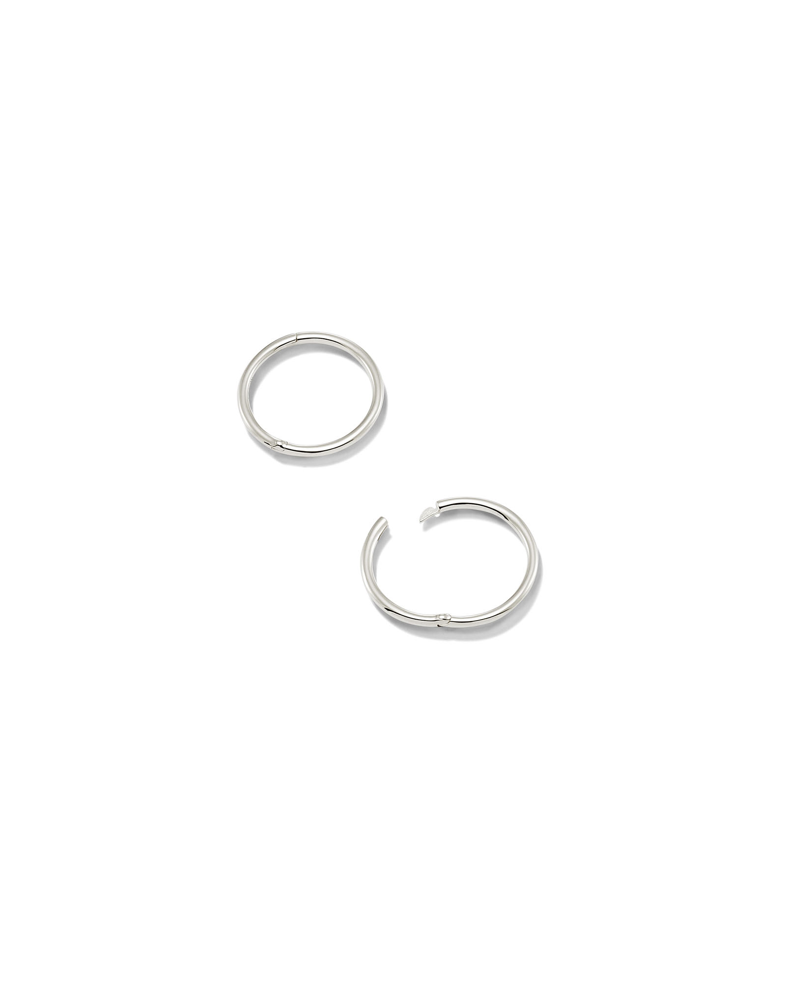 Kendra Scott Keeley 13mm Huggie Earrings in Sterling Silver | Metal