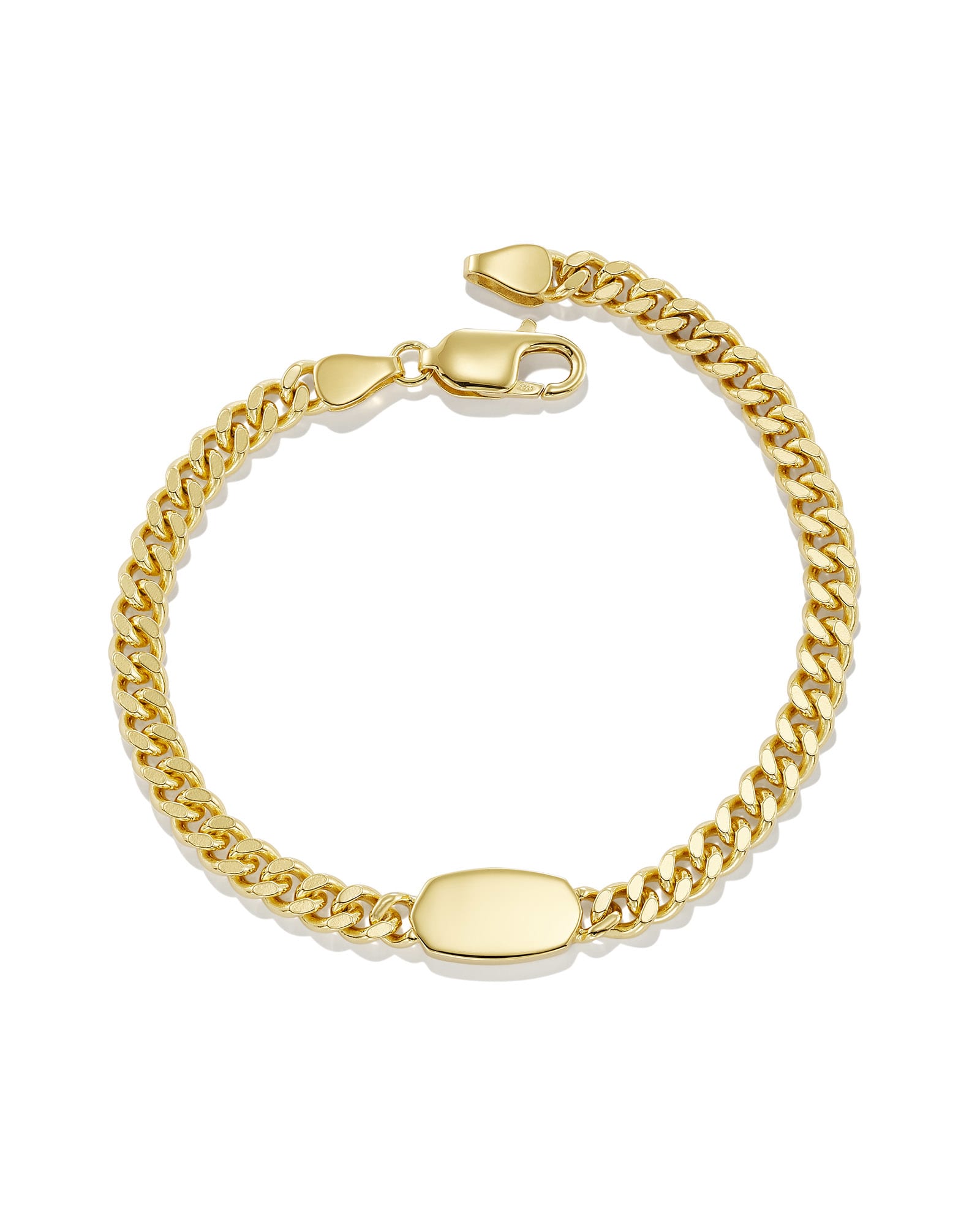 Kendra Scott Elaina Curb Chain Bracelet in 18k Gold Vermeil | Metal