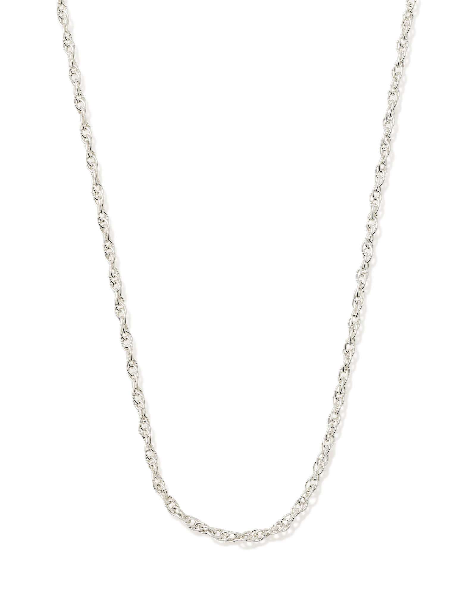 Kendra Scott Delicate Rope Chain Necklace in Sterling Silver | Metal