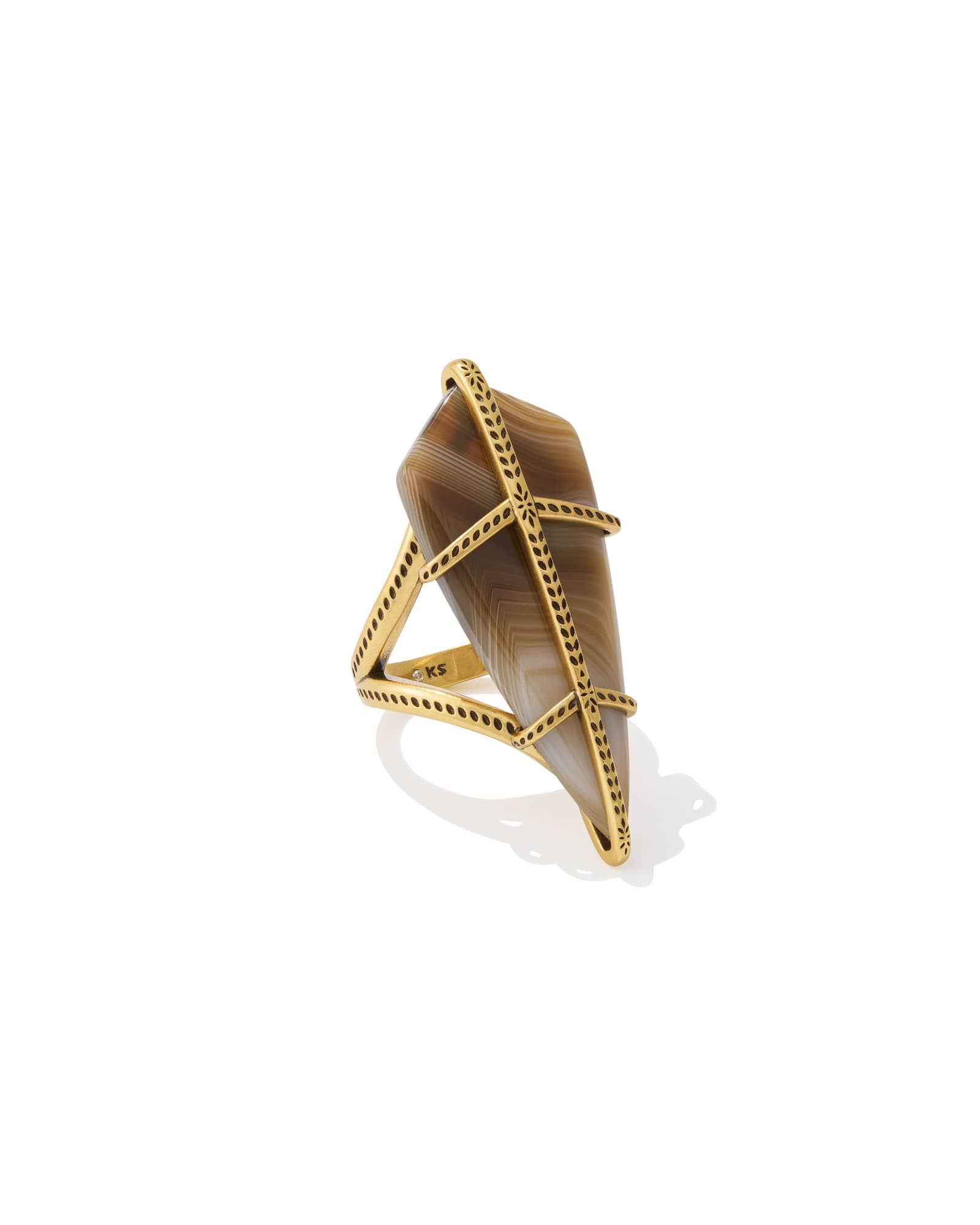 Trinity Vintage Gold Cocktail Ring