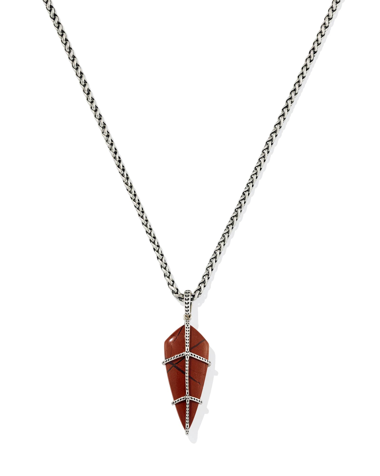 Trinity Vintage Silver Short Pendant Necklace