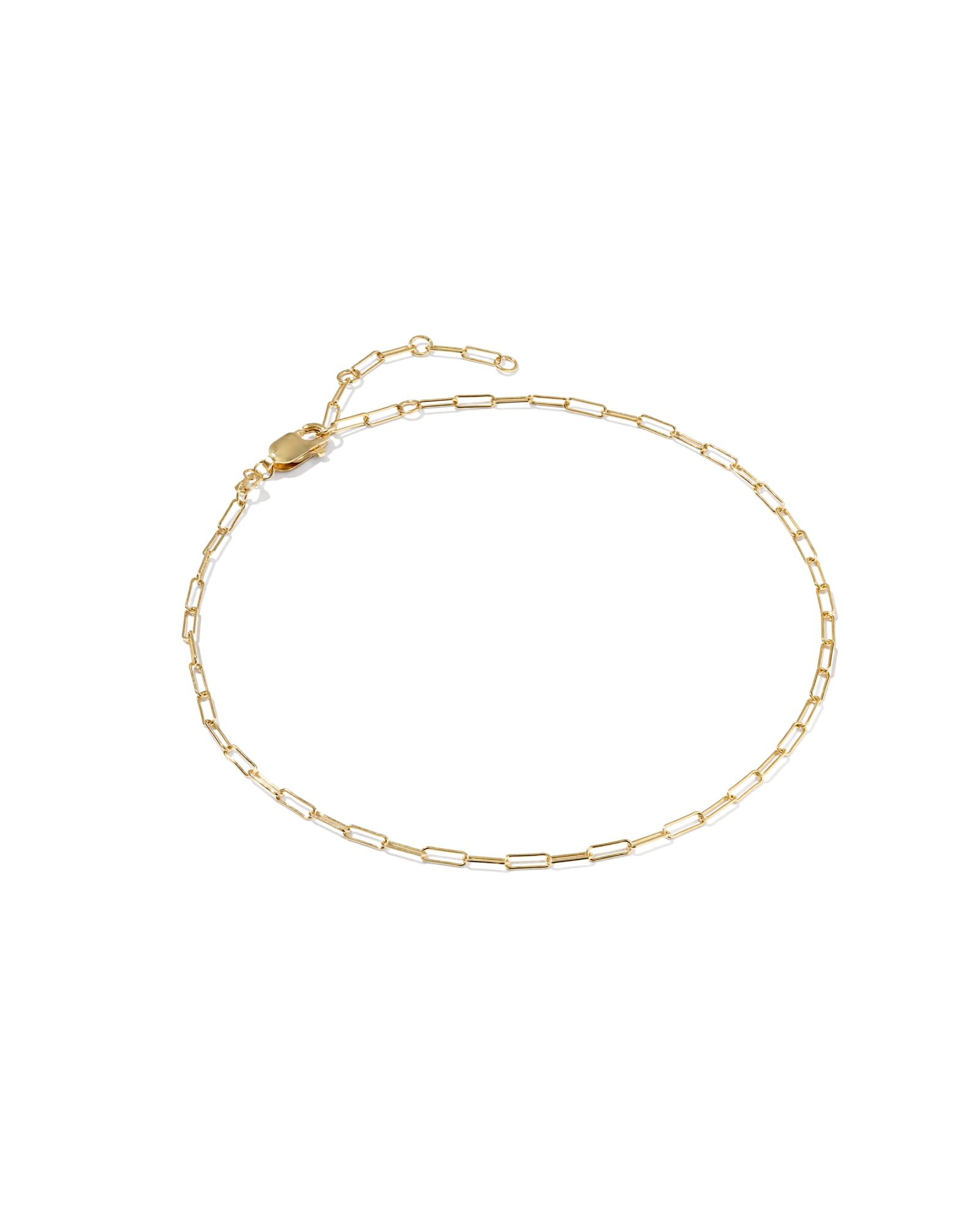 Meadow Paperclip 14k Gold-Filled Chain Anklet