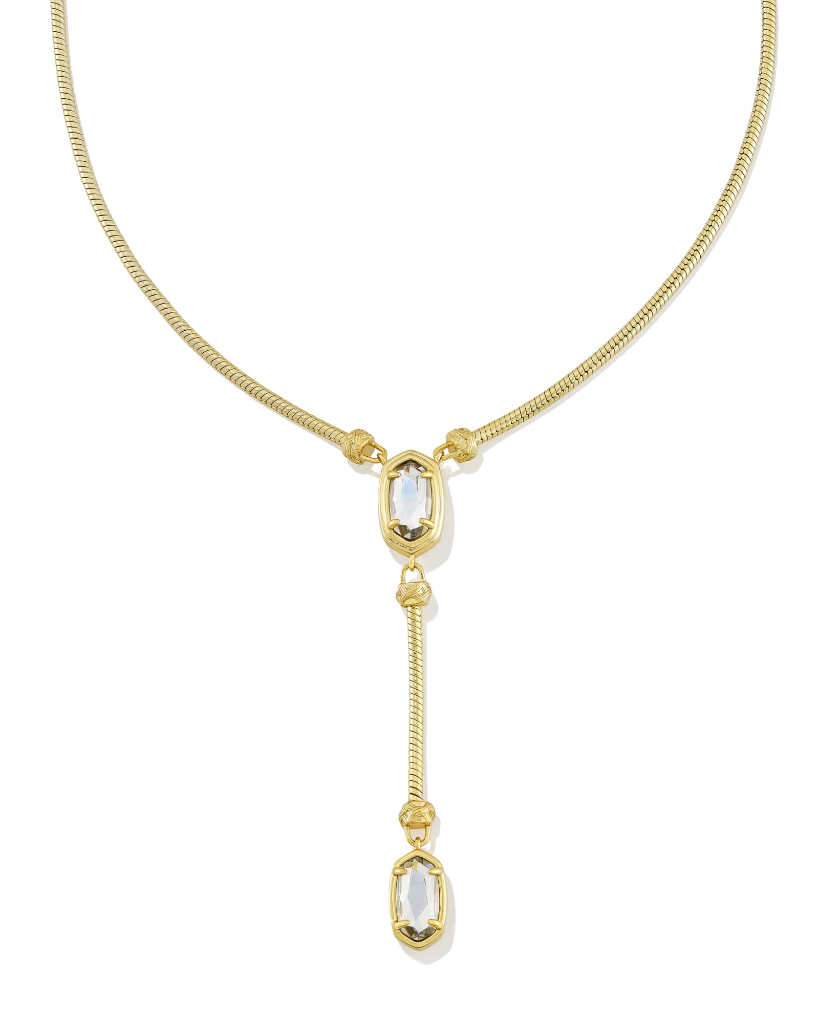 Dolly Parton x Kendra Scott Elliot Gold Lariat Necklace