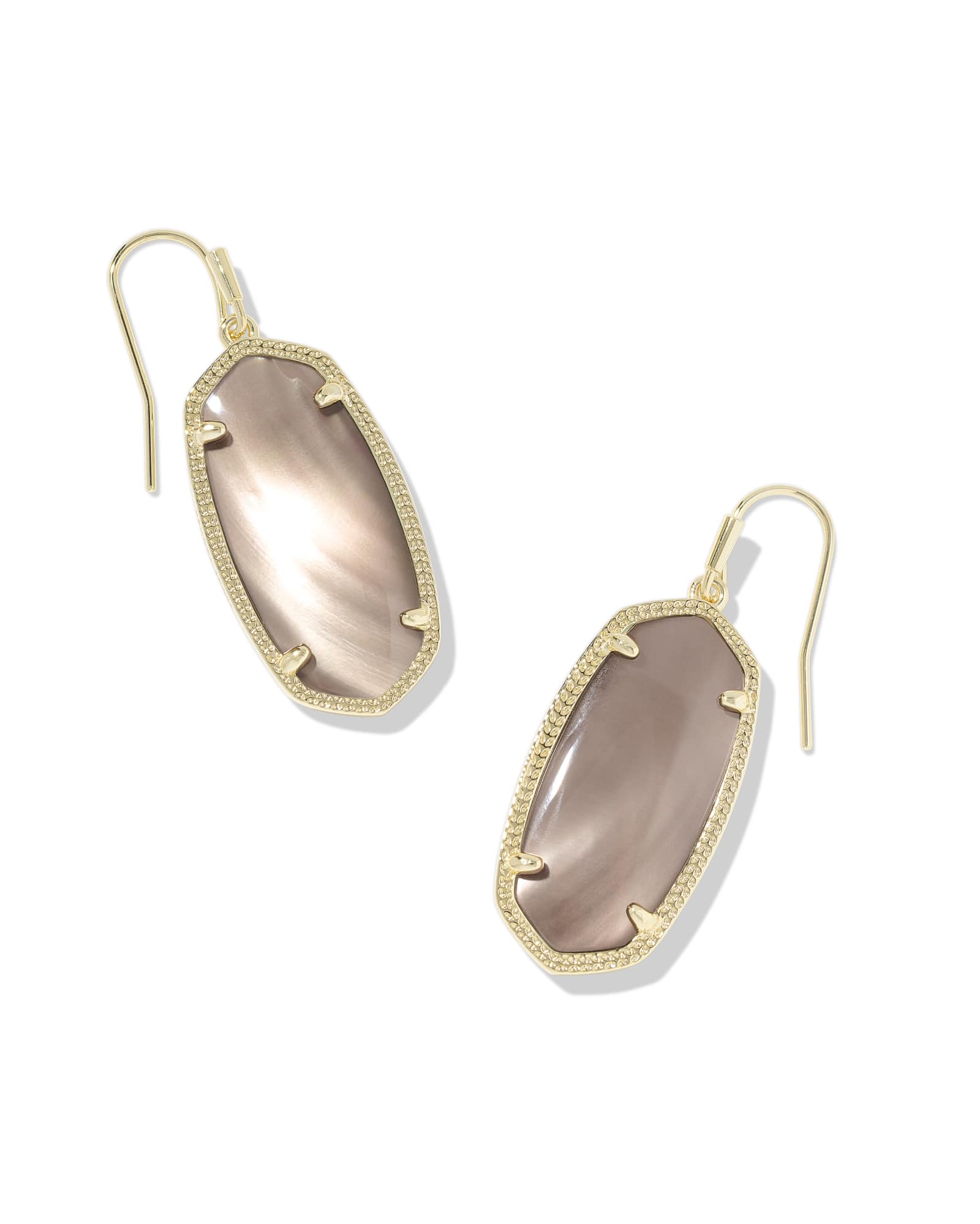 Kendra Scott Elle Gold Drop Earrings | Mother Of Pearl