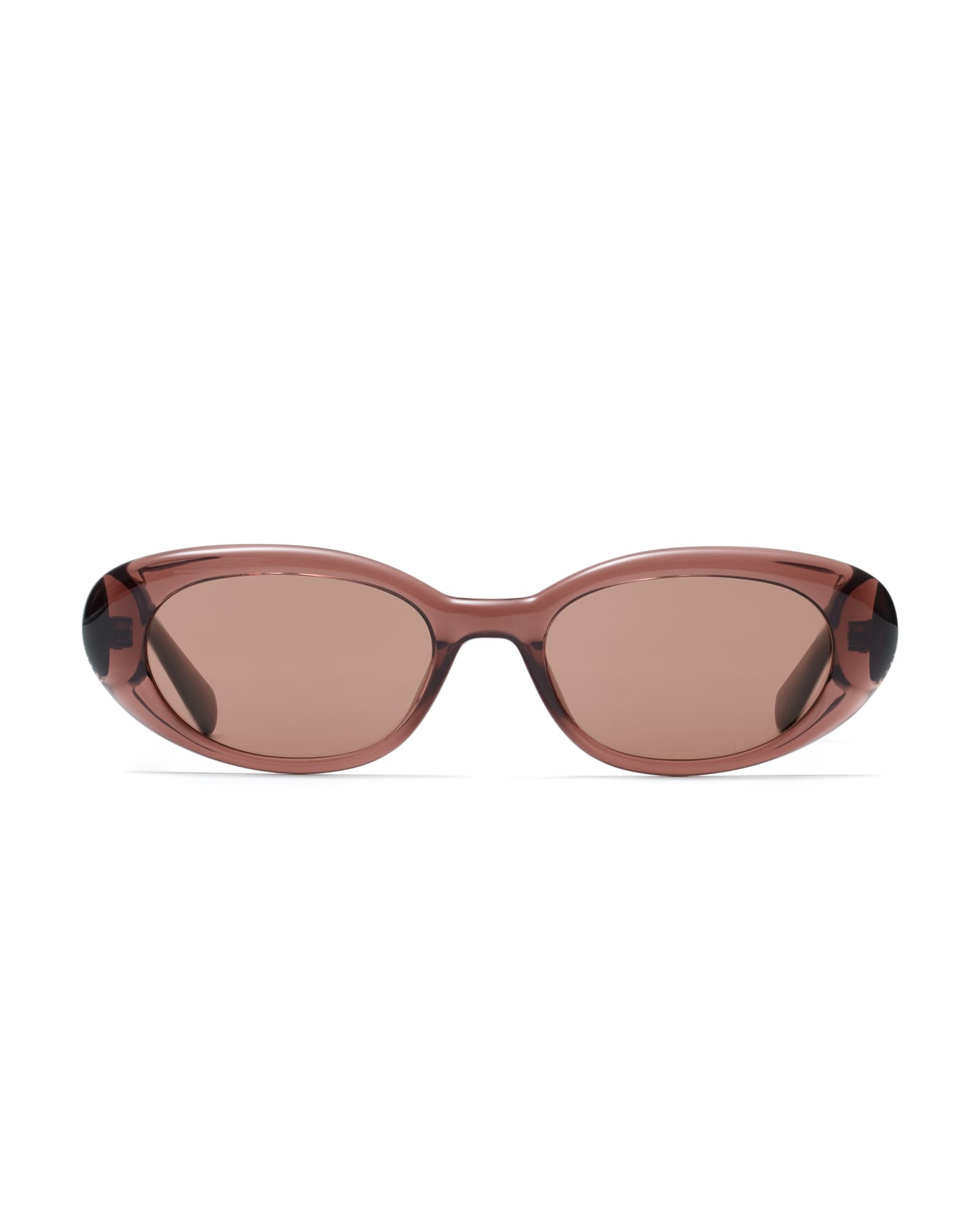 Oval Herringbone Sunglasses