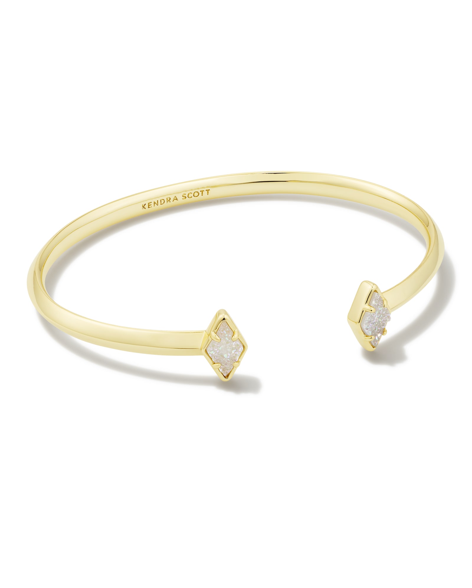 Candice Gold Cuff Bracelet in Silver Filigree