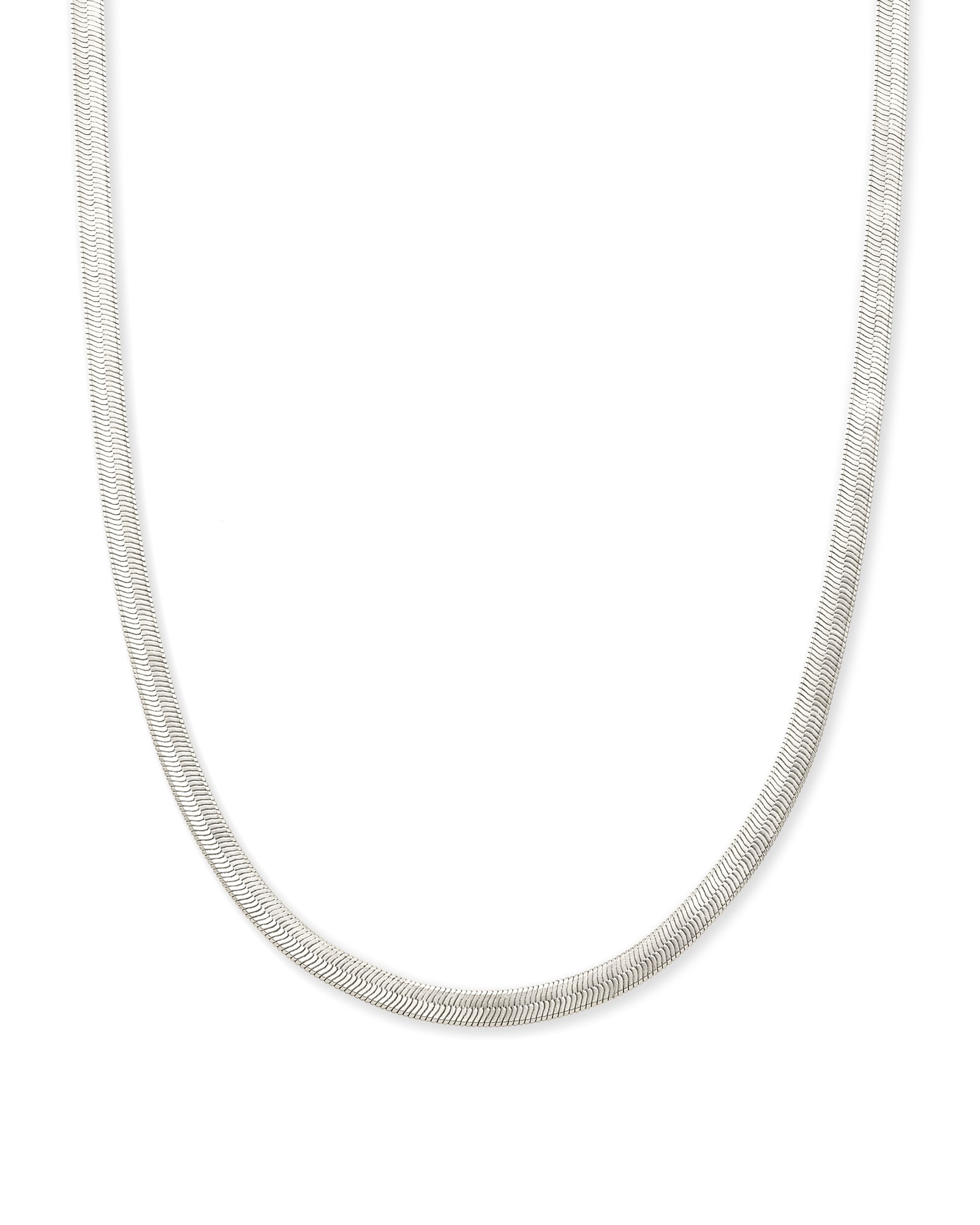 Kendra Scott Kassie Chain Necklace in Silver | Metal