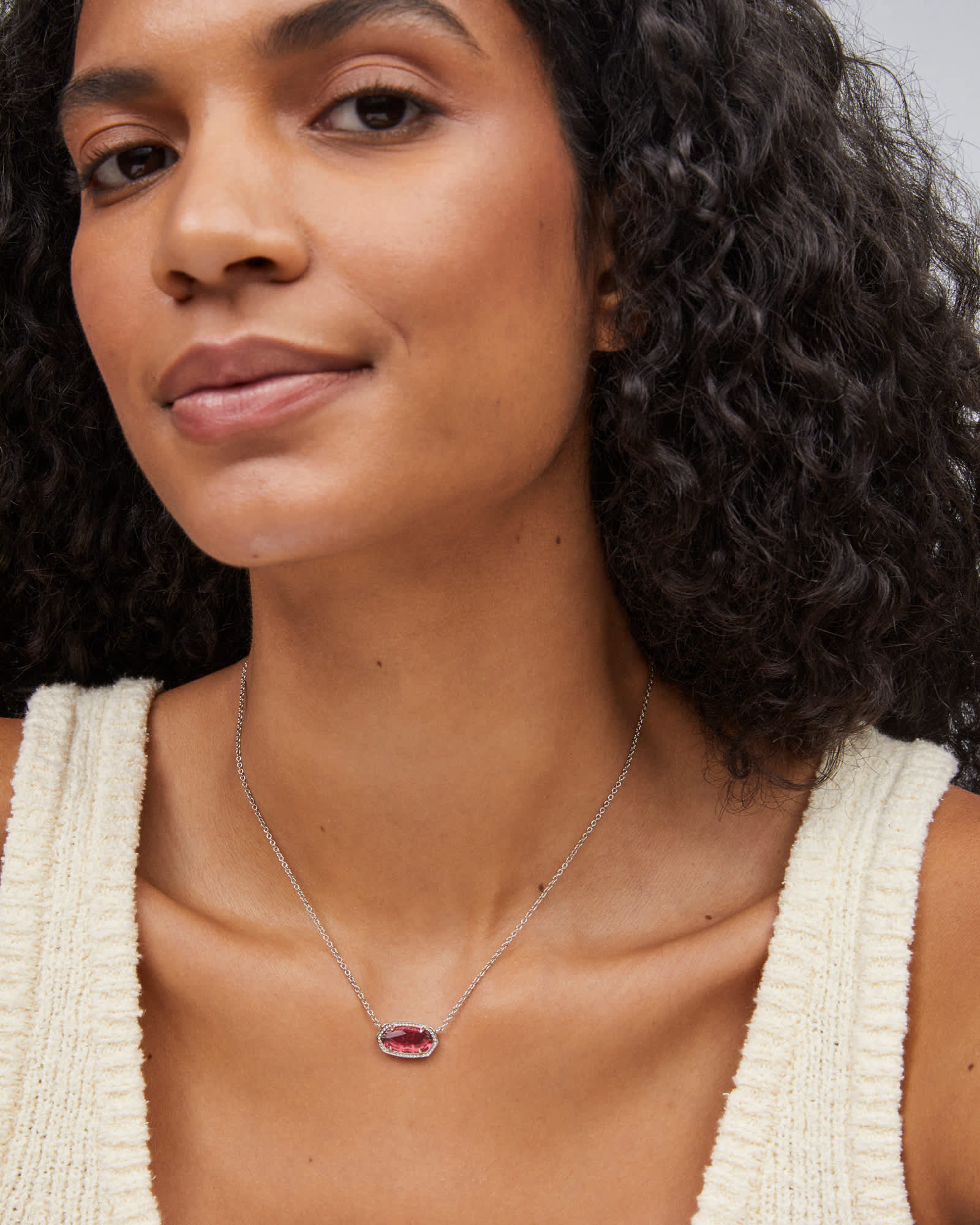Kendra-Scott-Elisa-Pendant-Necklace-Berry-Glass-Silver-00