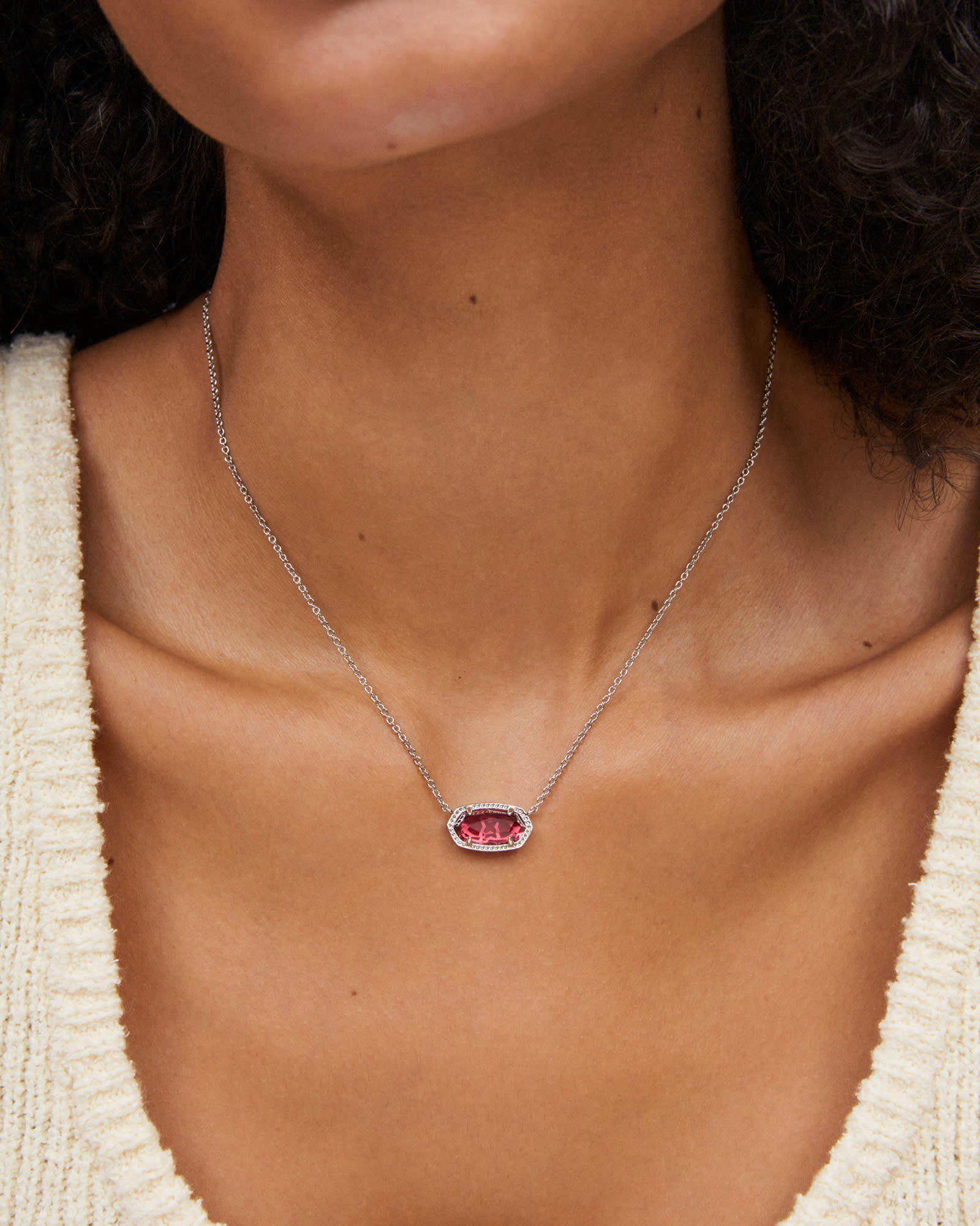 Kendra-Scott-Elisa-Pendant-Necklace-Berry-Glass-Silver-01