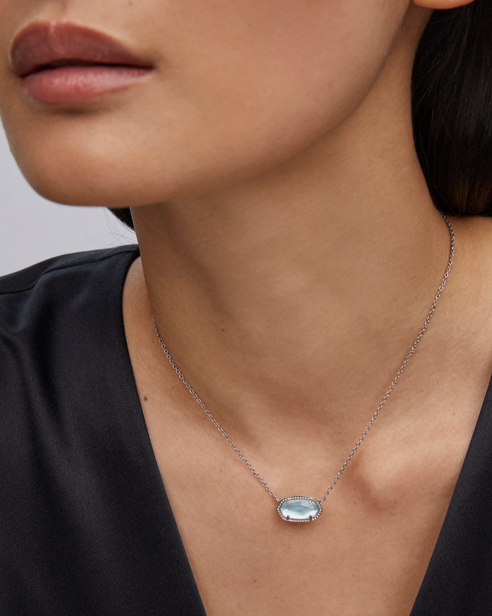 Kendra-Scott-Elisa-Pendant-Necklace-Light-Blue-Illusion-Silver-00