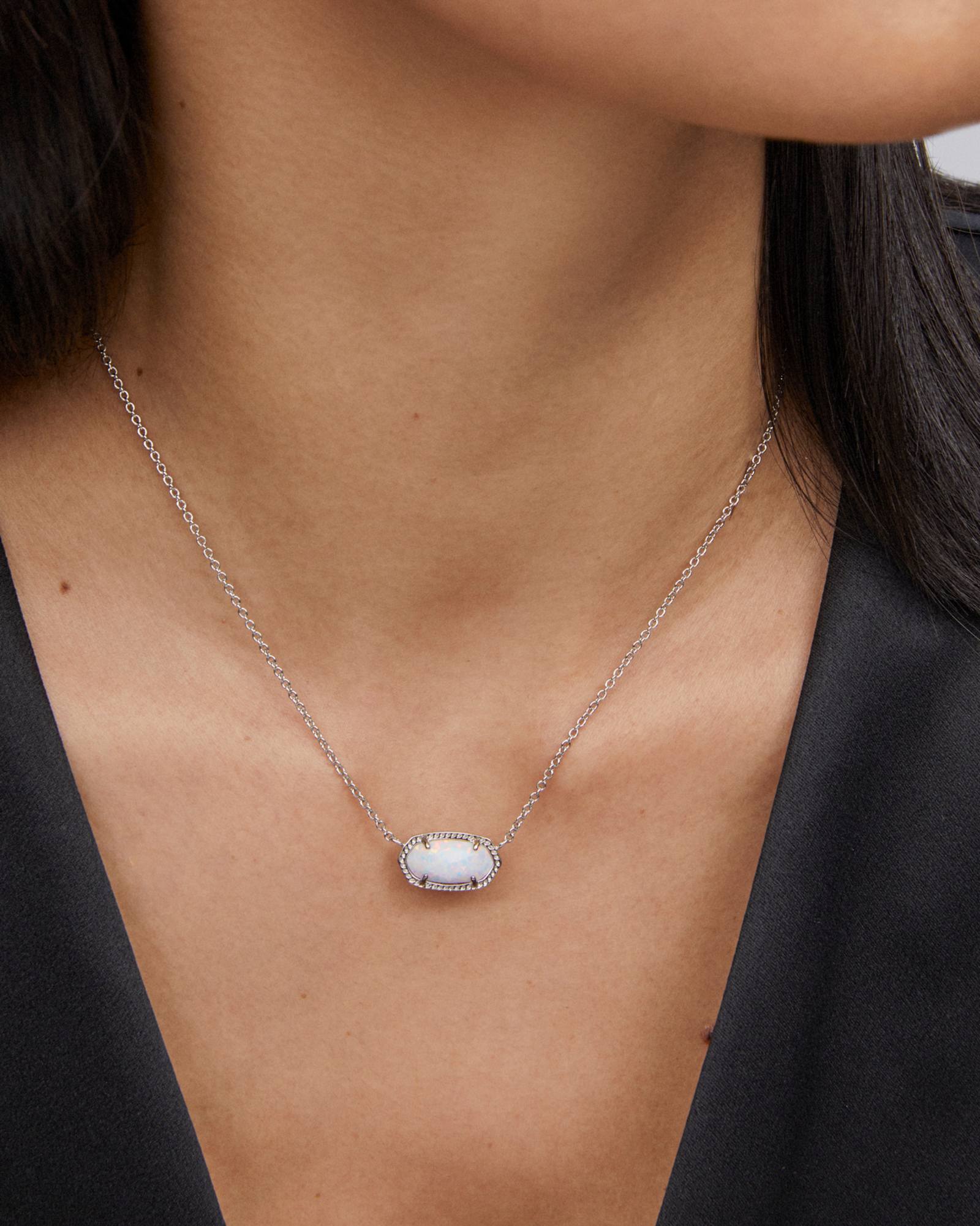 Kendra-Scott-Elisa-Pendant-Necklace-White-Kyrocera-Opal-Silver-01