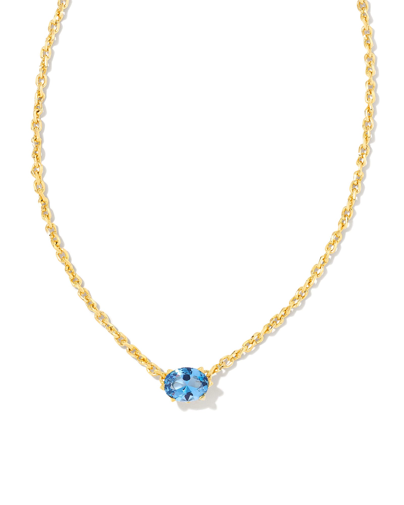 Shea Multi Crystal Necklace (Rose gold)