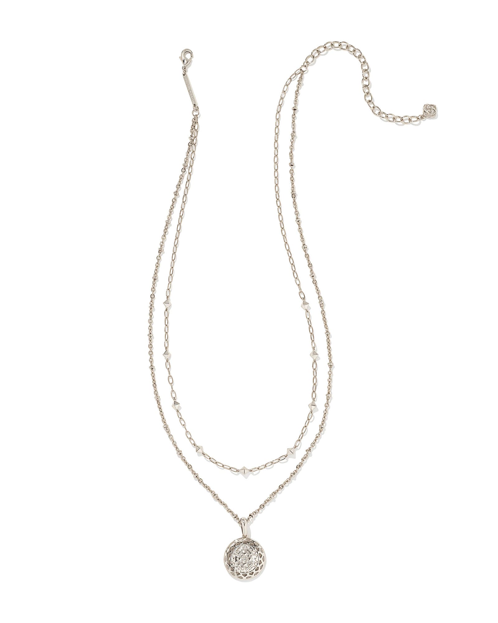 Elisa Gold Pearl Multi Strand Necklace in Teal Abalone | Kendra Scott