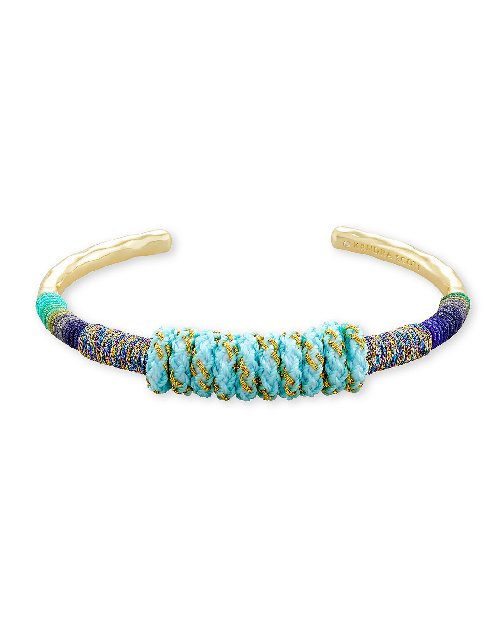 Kendra Scott Masie Gold Cuff Bracelet in Mint Mix Para | Cord