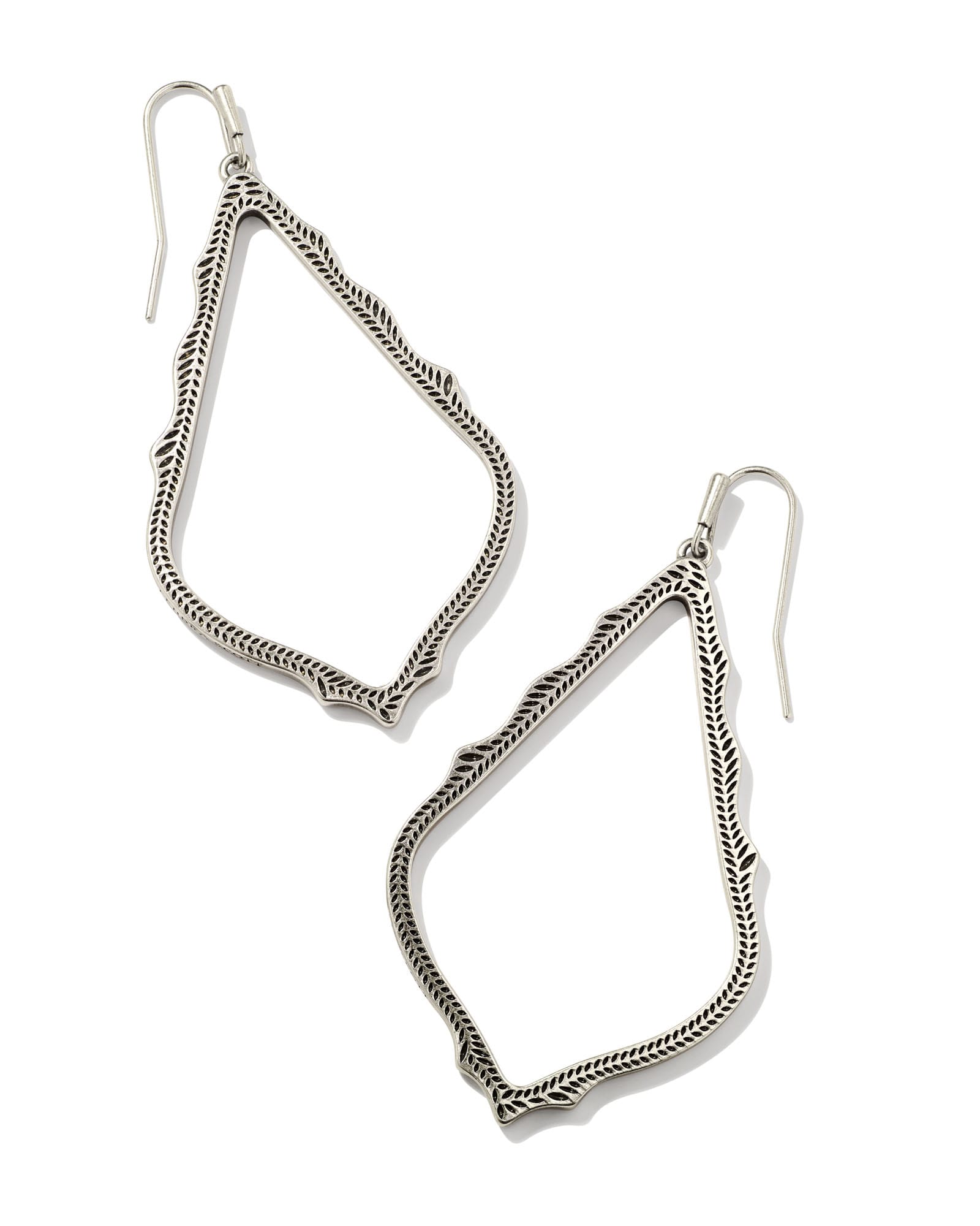 Kendra Scott Sophee Drop Earrings in Vintage Silver | Plated Brass