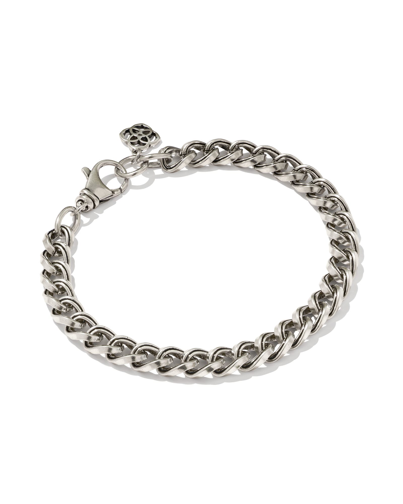 Kendra Scott Vincent Chain Bracelet in Vintage Silver | Plated Brass/Metal