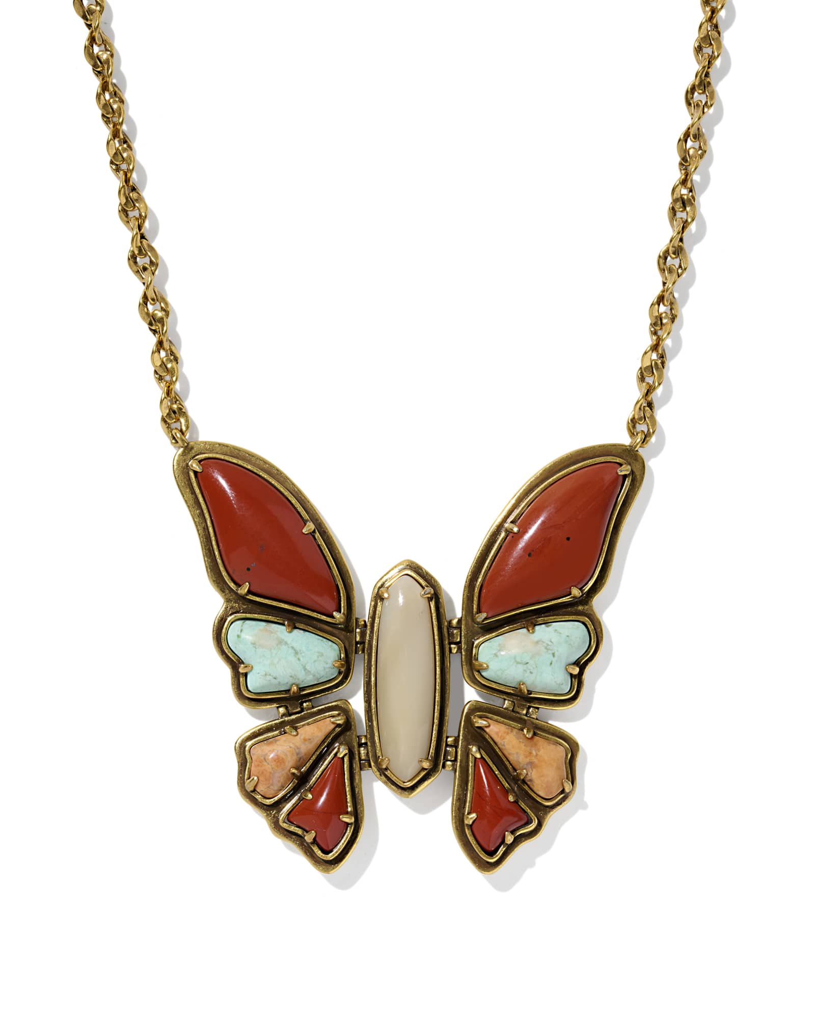 Kendra Scott Ember Butterfly Statement Necklace | Mix/Metal