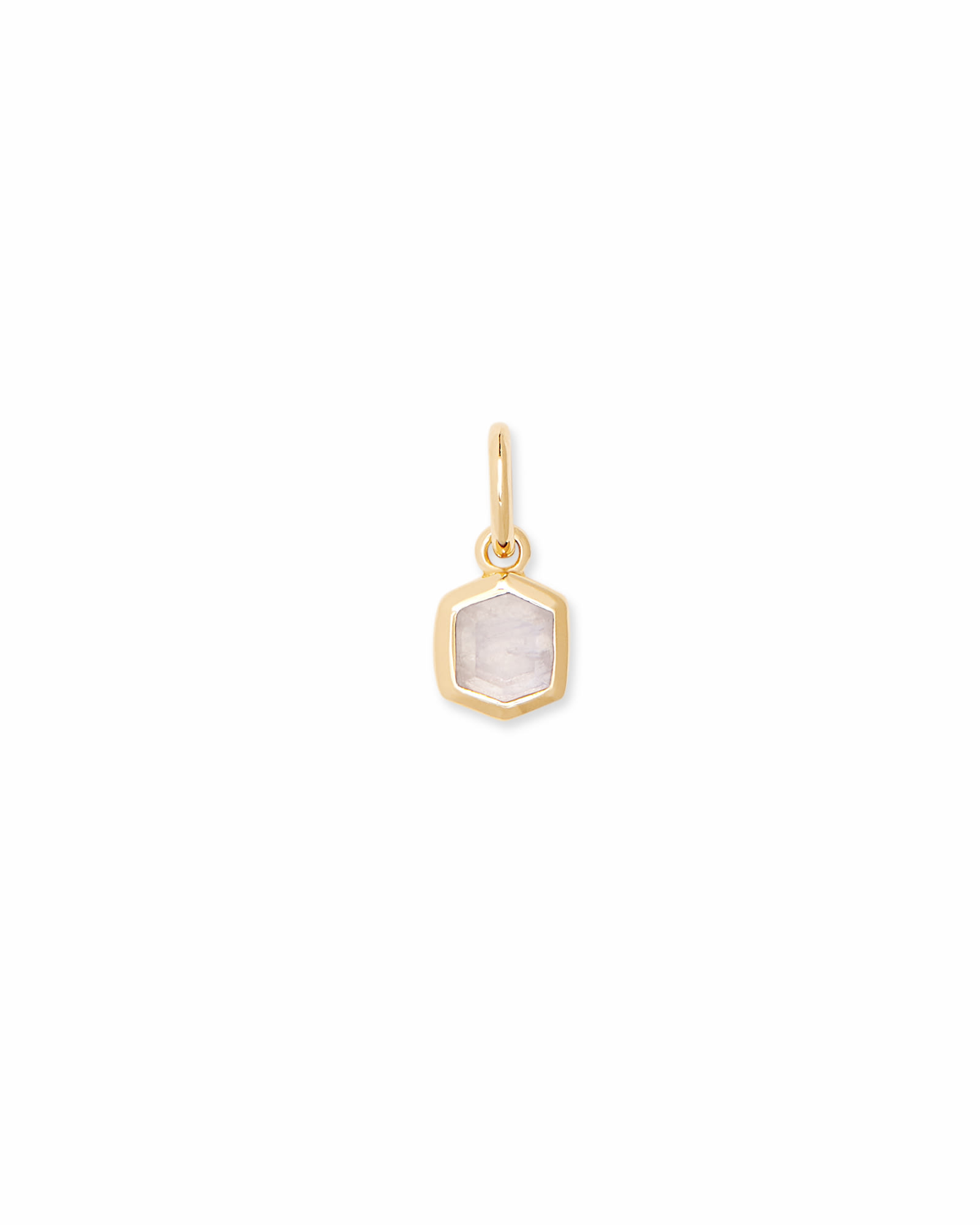 Kendra Scott Davie 18k Gold Vermeil Charm in | Rainbow Moonstone