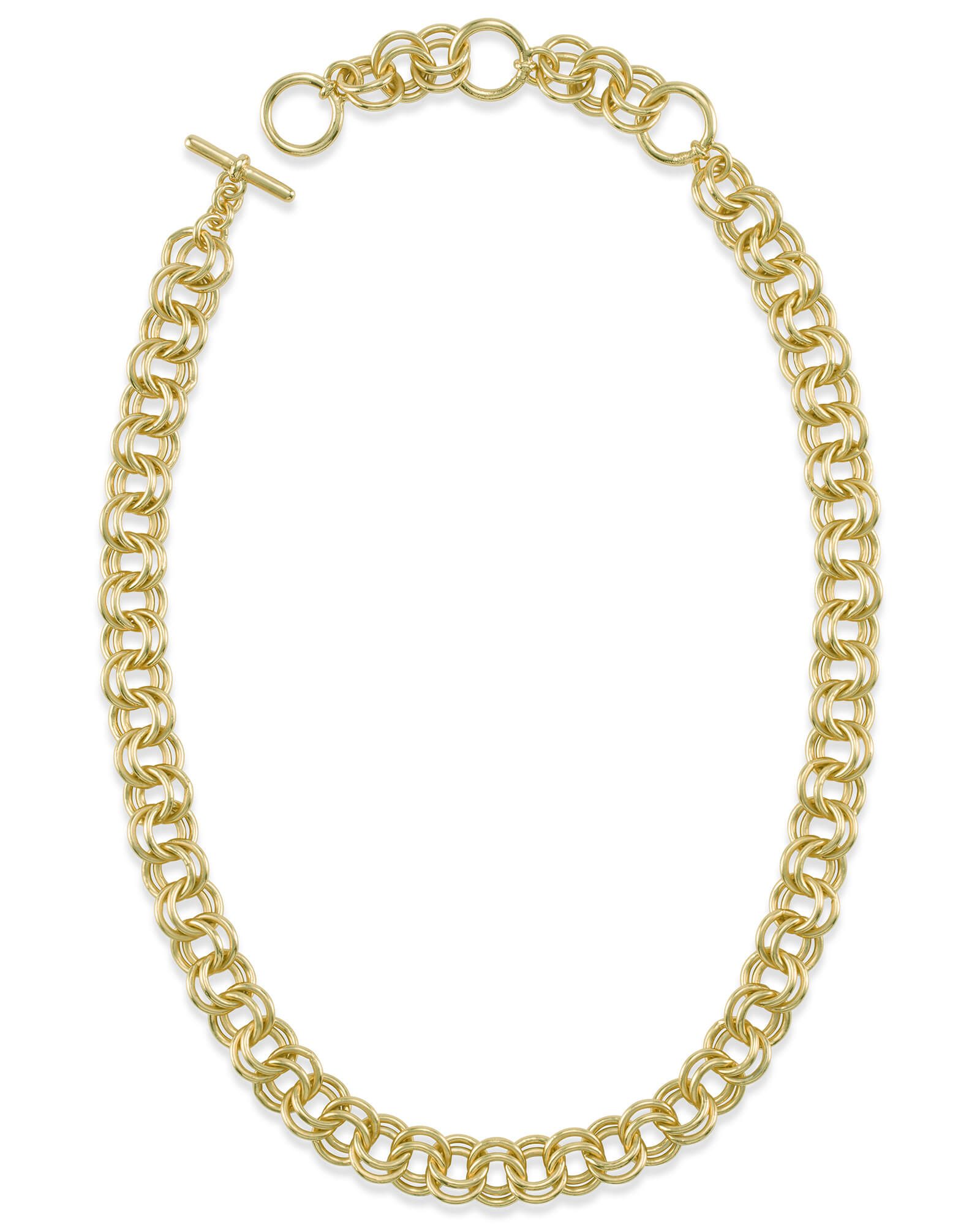 Kendra Scott 18 Inch Double Chain Link Necklace in Gold | Plated Brass