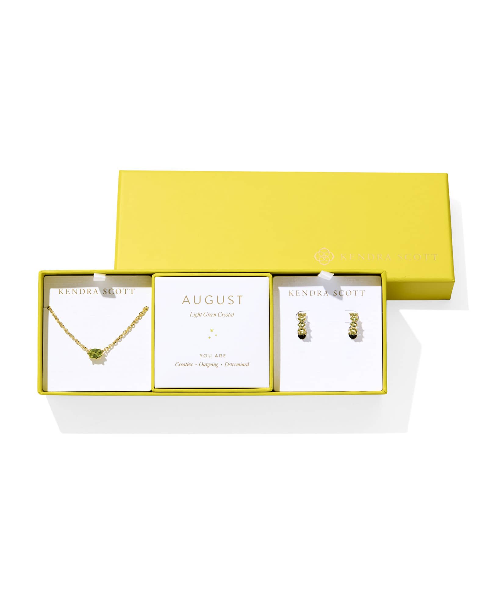 Kendra Scott Cailin Gold Birthstone Gift Set of 2 | Crystal