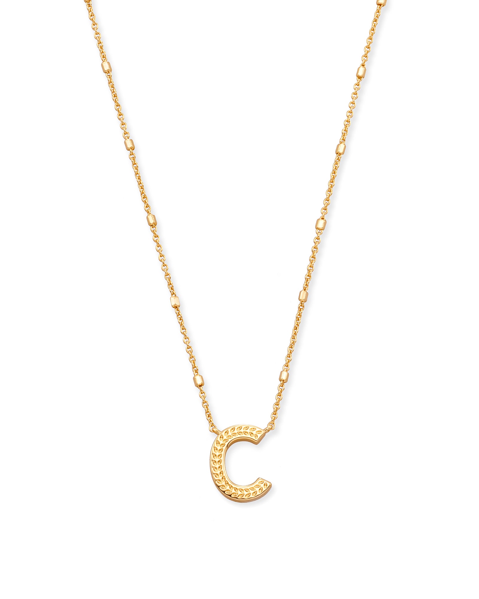 Kendra Scott Letter C Pendant Necklace in Gold | Metal