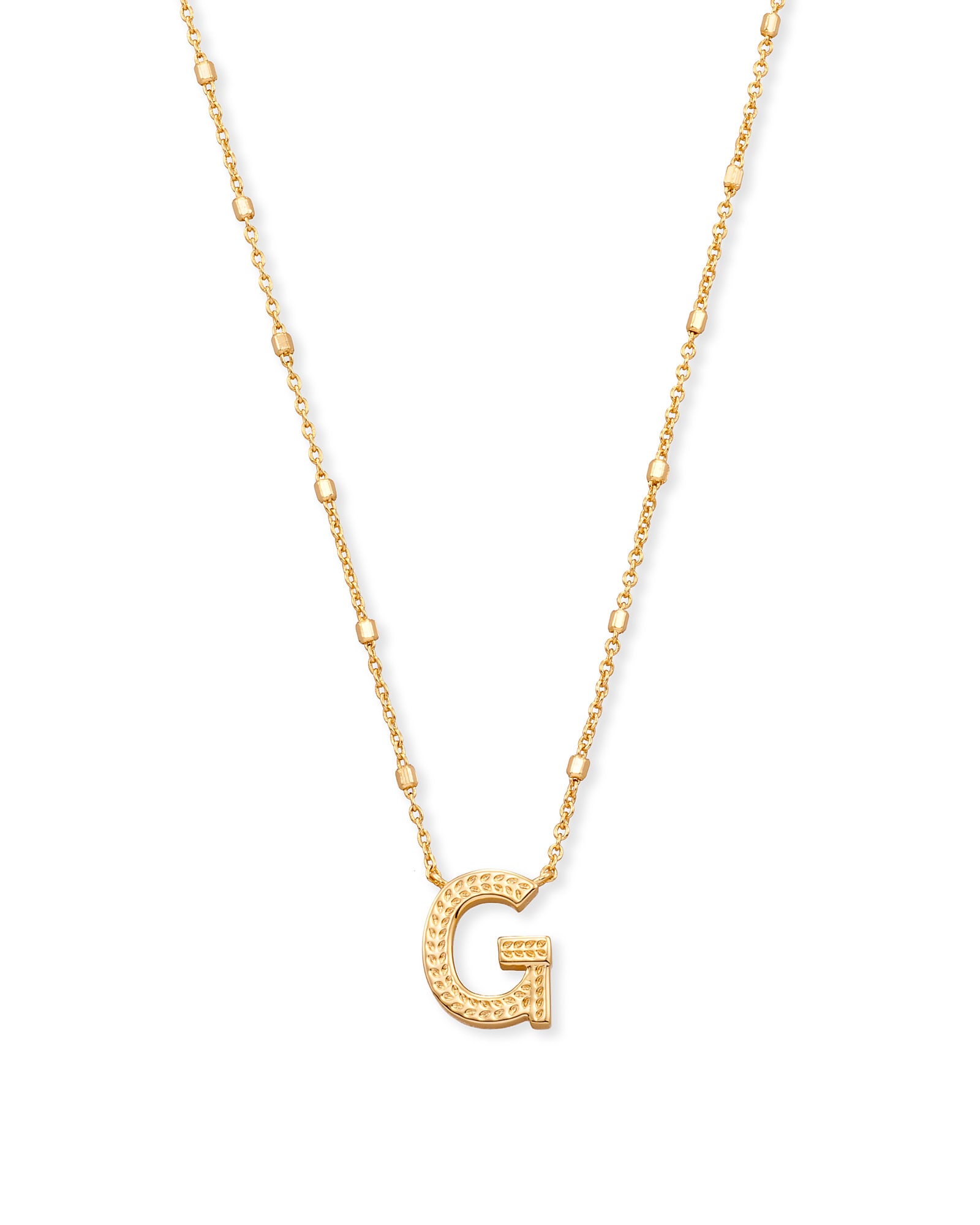 Kendra Scott Letter G Pendant Necklace in Gold | Metal