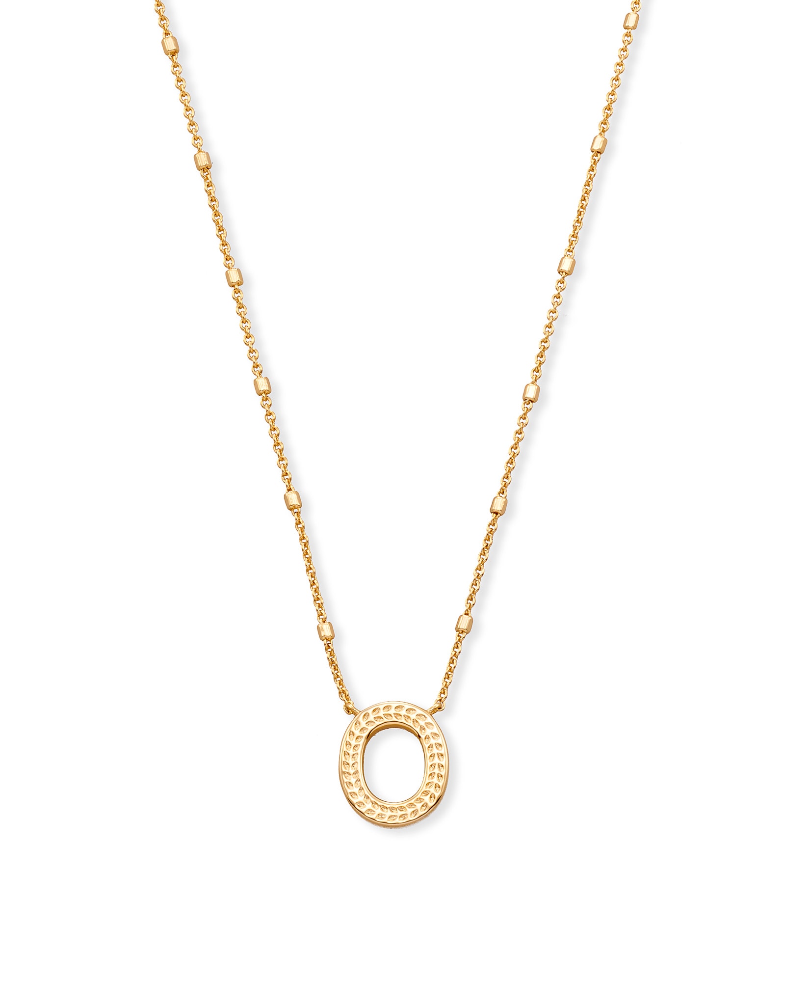 Kendra Scott Letter O Pendant Necklace in Gold | Metal