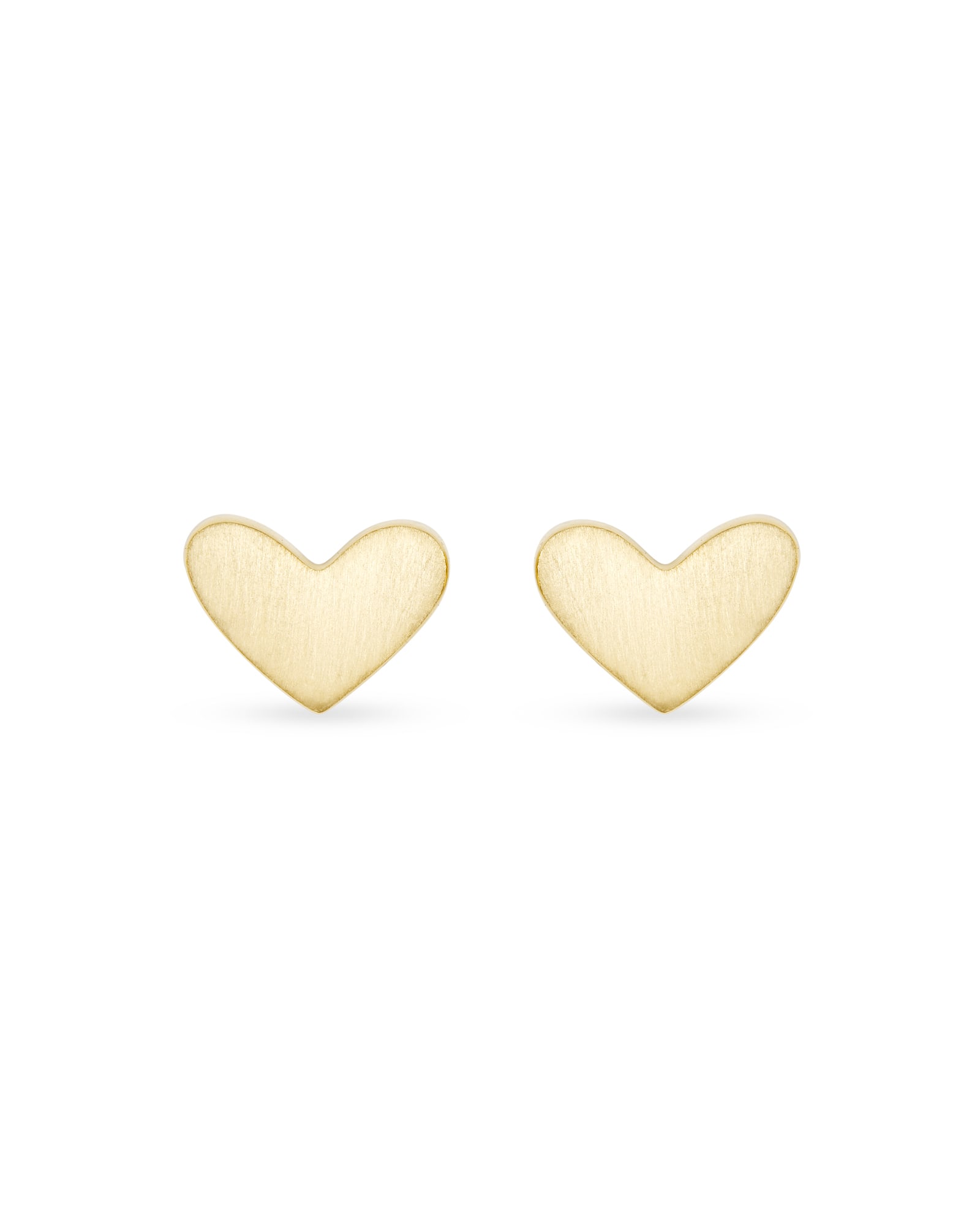 Photos - Earrings KENDRA SCOTT Ari Heart Stud  In 18k Gold Vermeil | Metal 