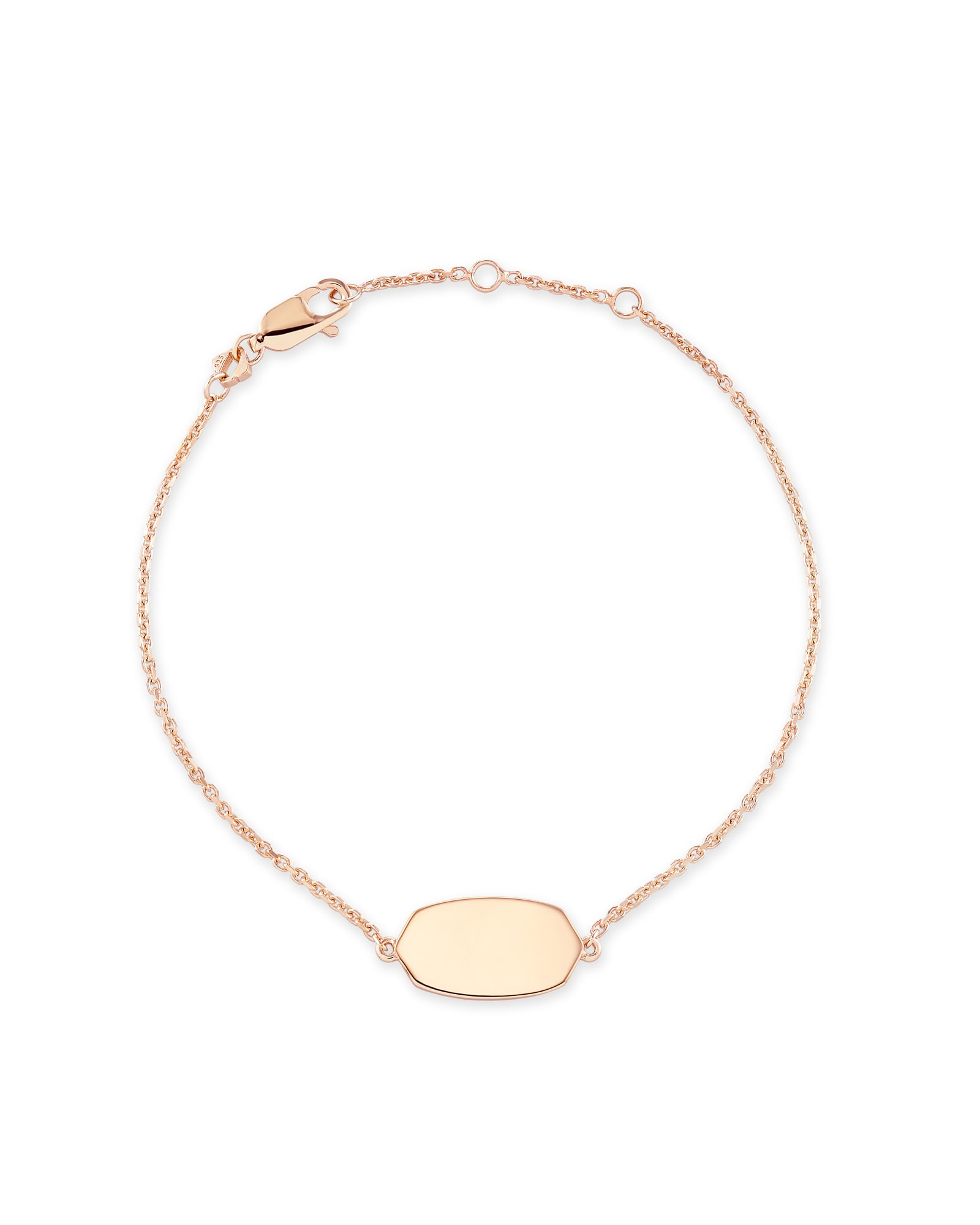 Kendra Scott Elaina Delicate Chain Bracelet In 18k Rose Gold Vermeil | Metal