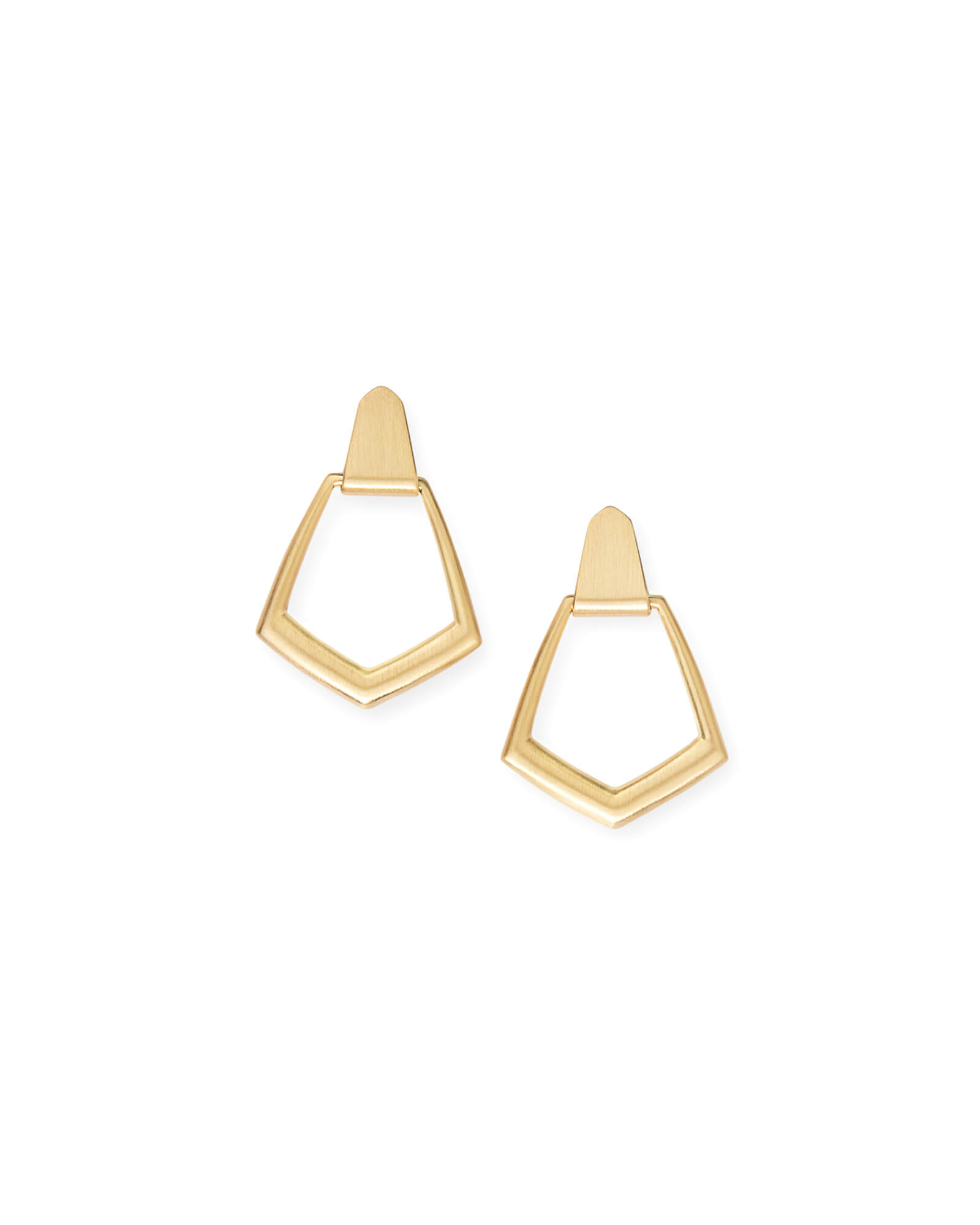 Kendra Scott Paxton Hoop Earrings in Gold | Plated Brass