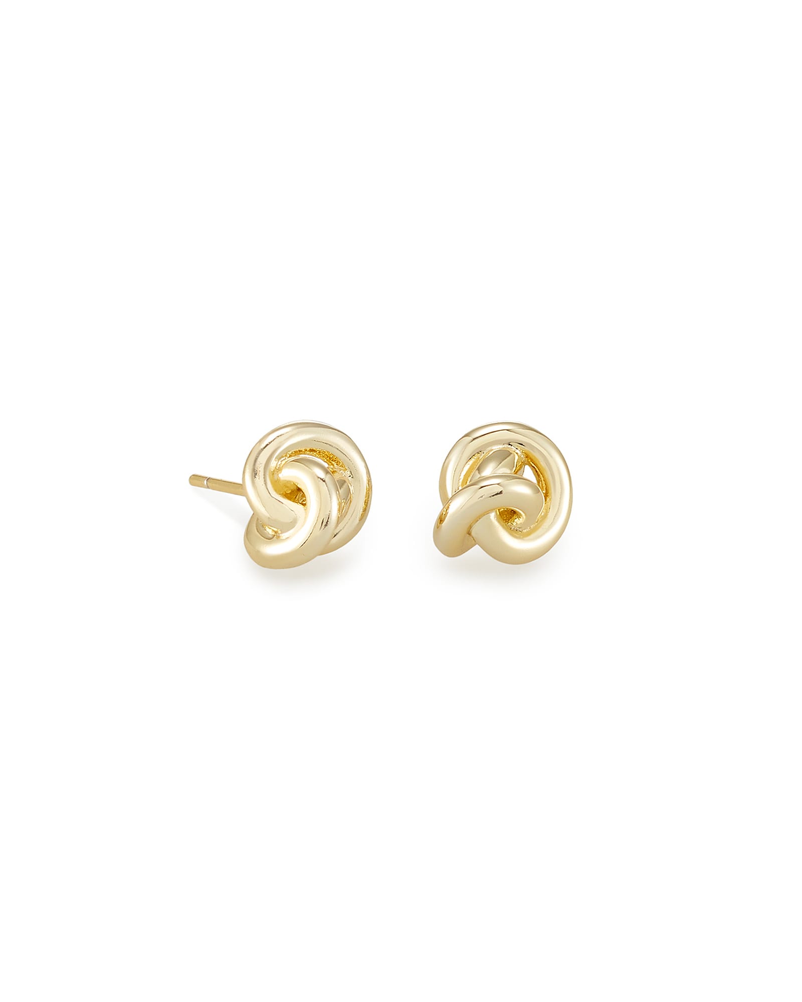 Kendra Scott Presleigh Love Knot Stud Earrings in Gold | Metal