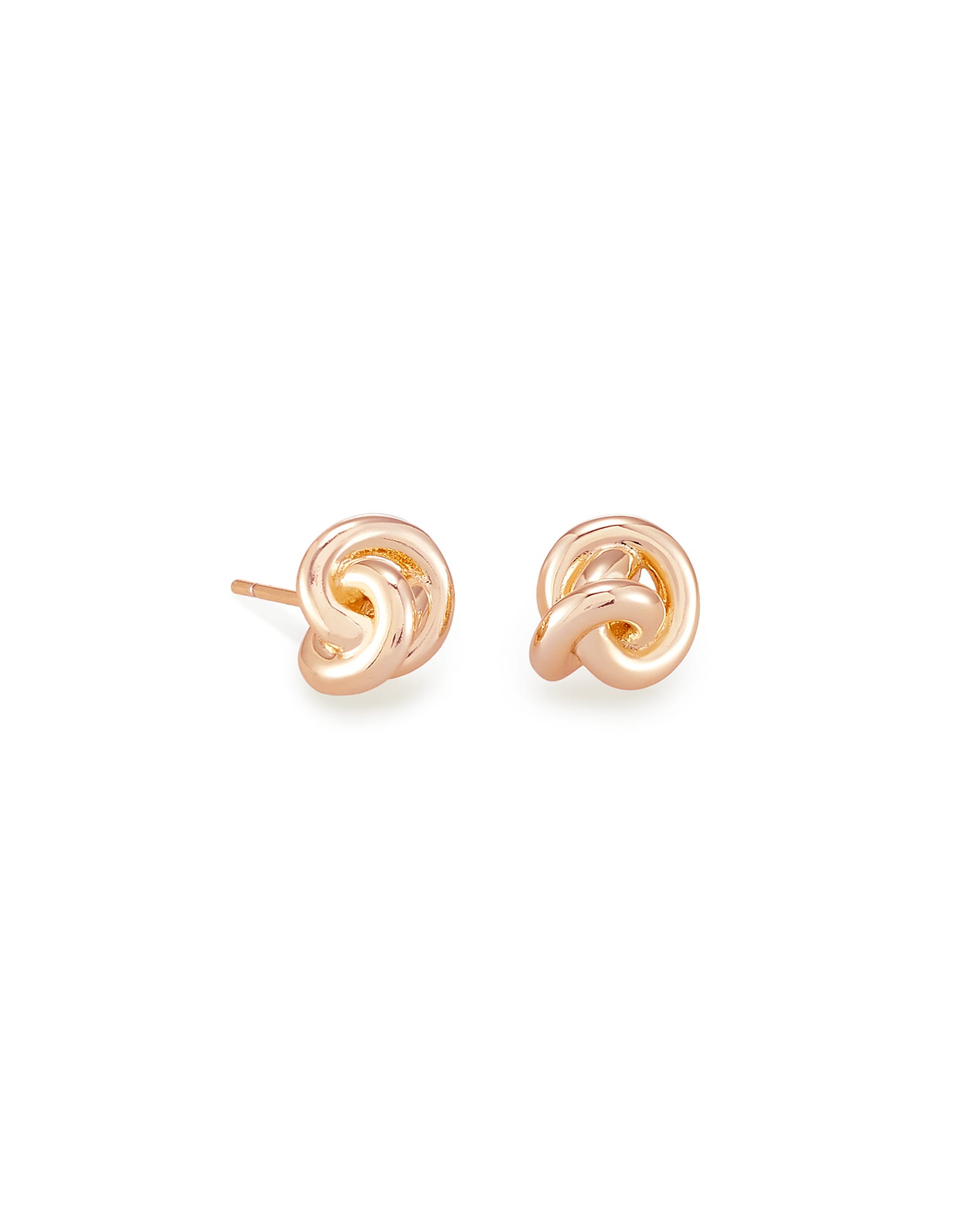 Presleigh Love Knot Stud Earrings in Gold