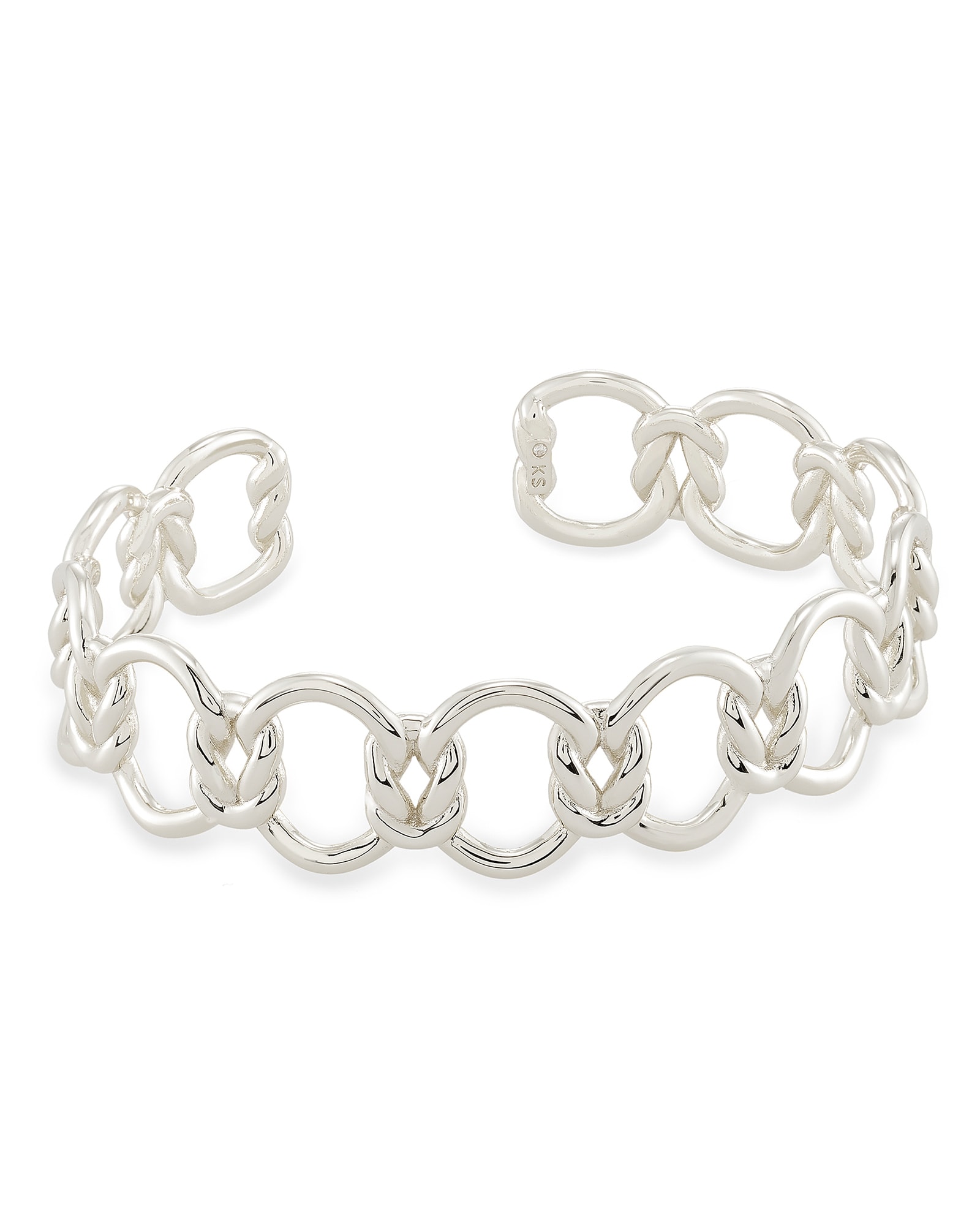 Kendra Scott Fallyn Cuff Bracelet In Silver | Plated Brass/Metal Rhodium