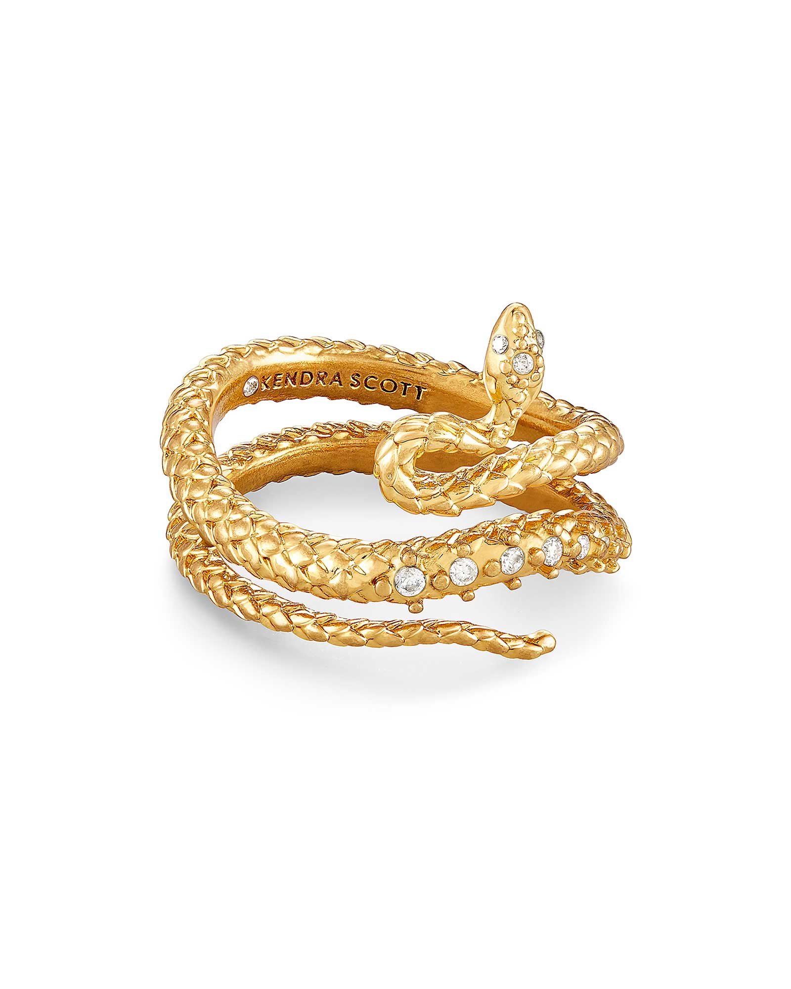 Kendra Scott Phoenix Wrap Ring in Vintage Gold | Plated Brass/Cubic Zirconia