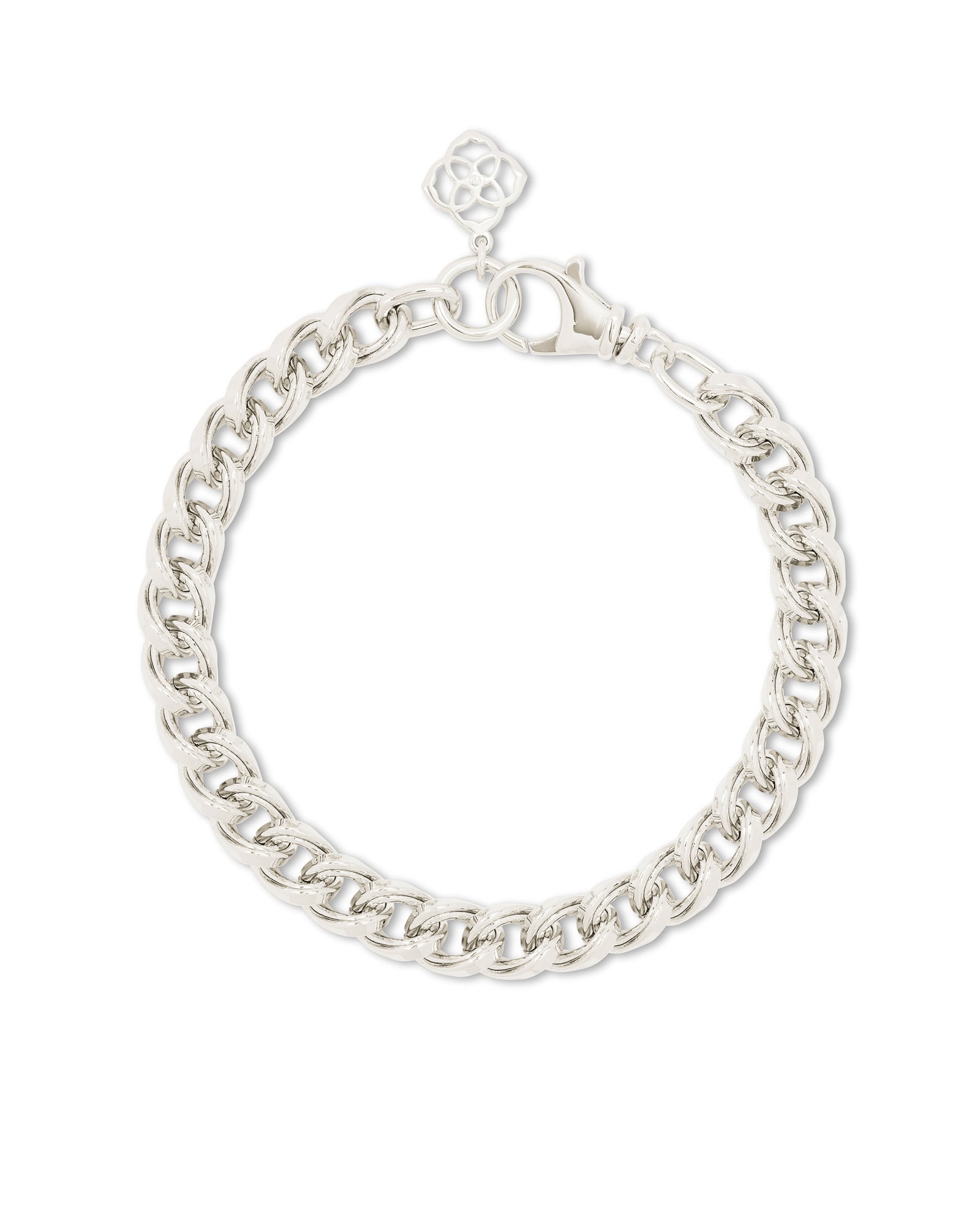 Kendra Scott Vincent Chain Bracelet in Silver | Plated Brass/Metal Rhodium