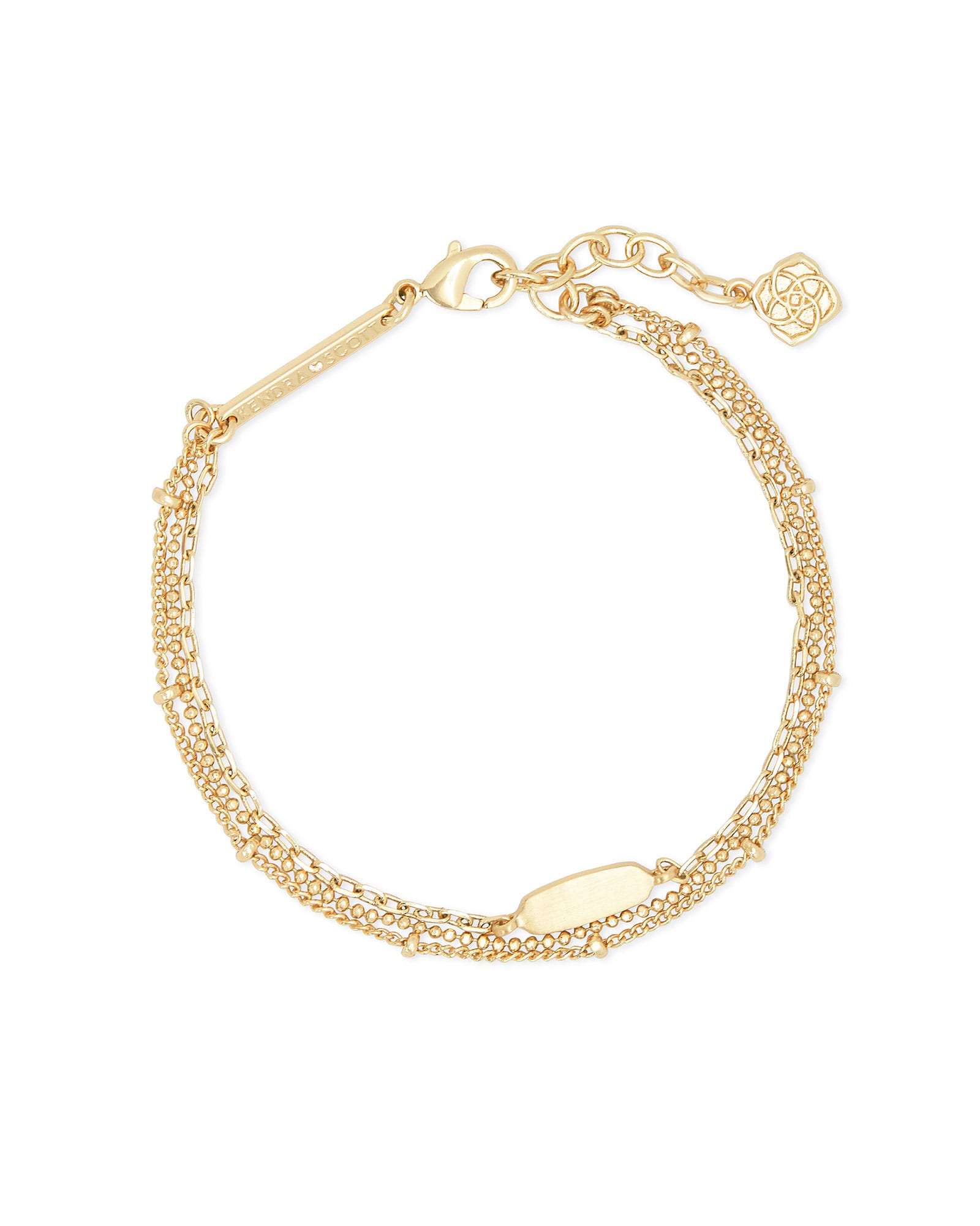 Kendra Scott Fern Multi Strand Bracelet in Gold | Plated Brass