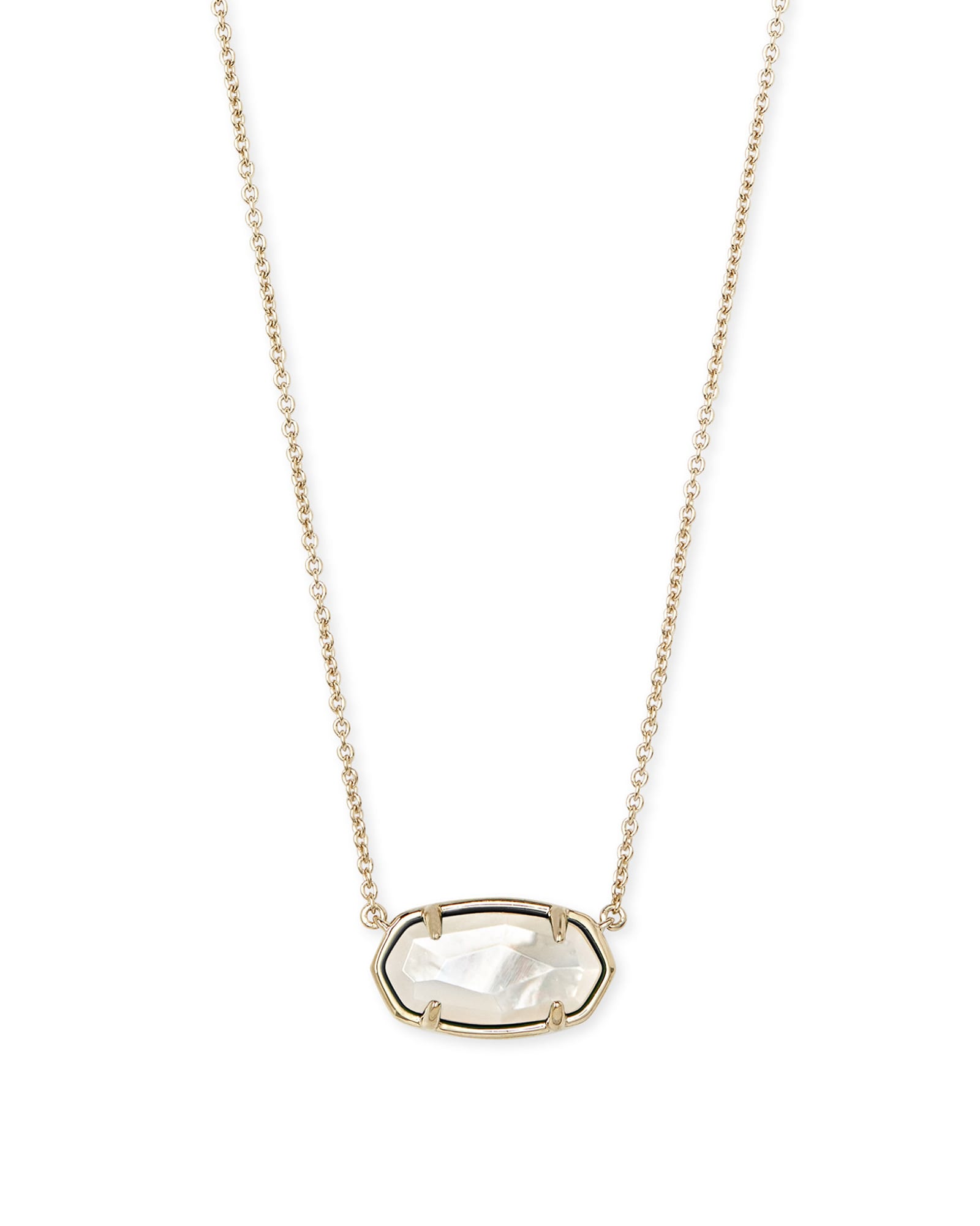 Kendra Scott Elisa 18k Gold Vermeil Pendant Necklace in Ivory Mother-of-Pearl | Mother Of Pearl