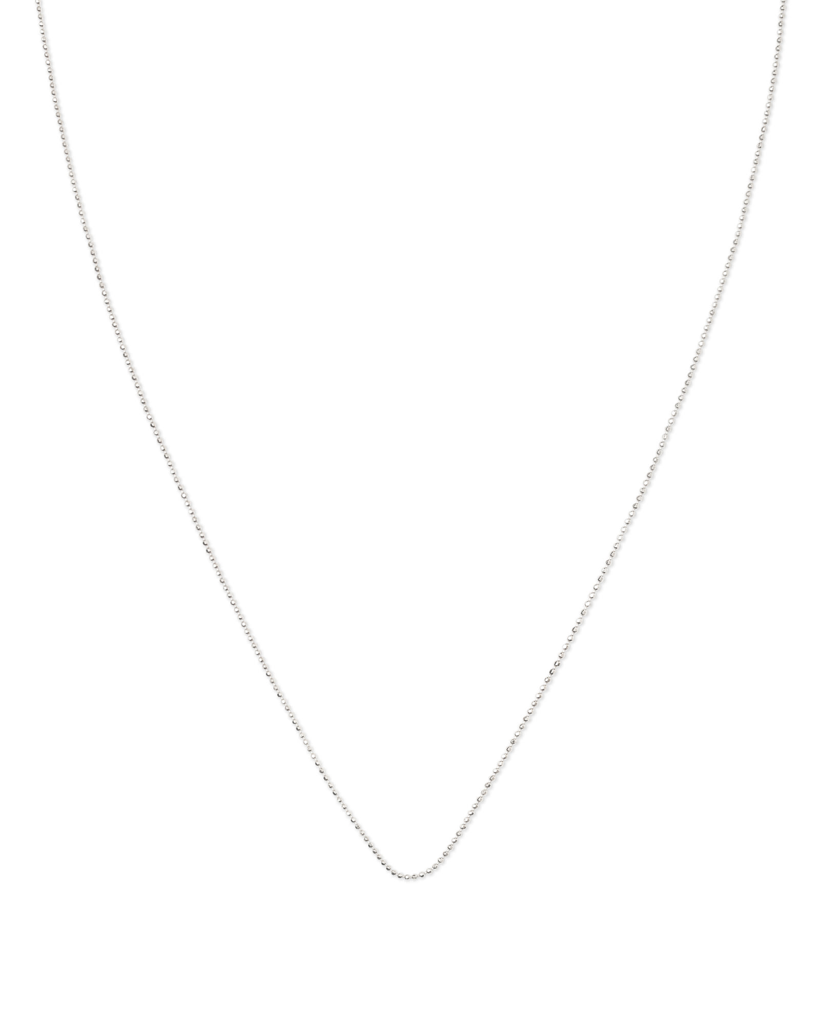 Kendra Scott 22 Inch Ball Chain Necklace in Sterling Silver | Sterling Silver/Metal